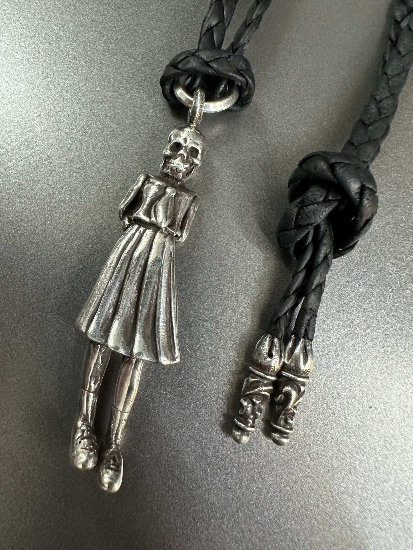 Chrome Hearts Foti Skippy Leather Braid