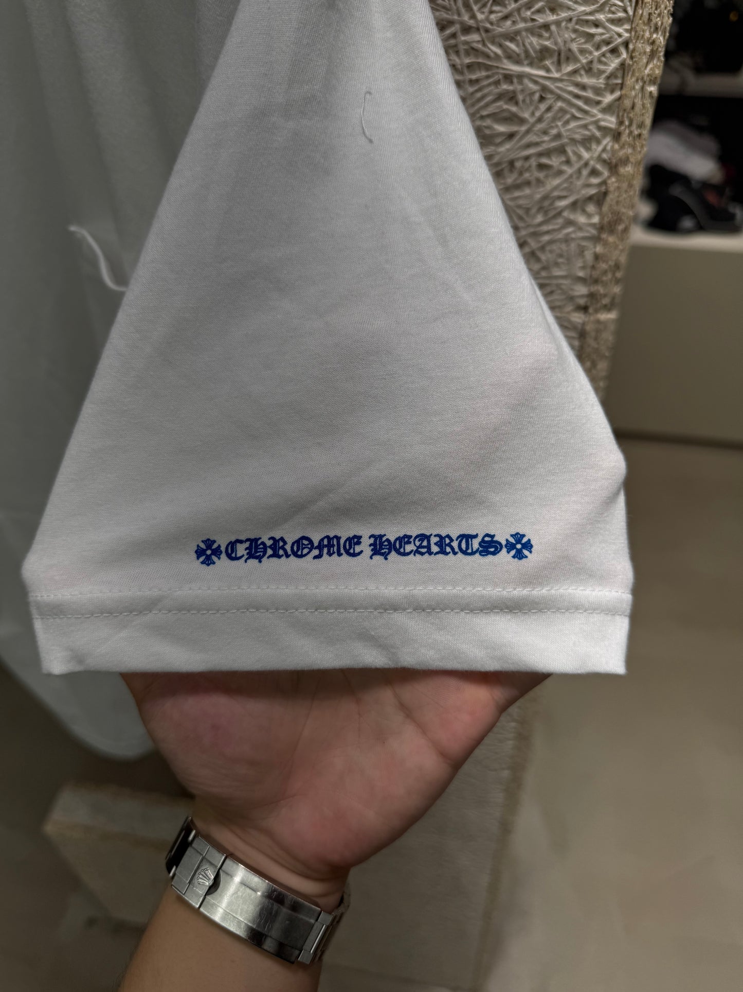 Chrome Hearts neck logo T-shirt