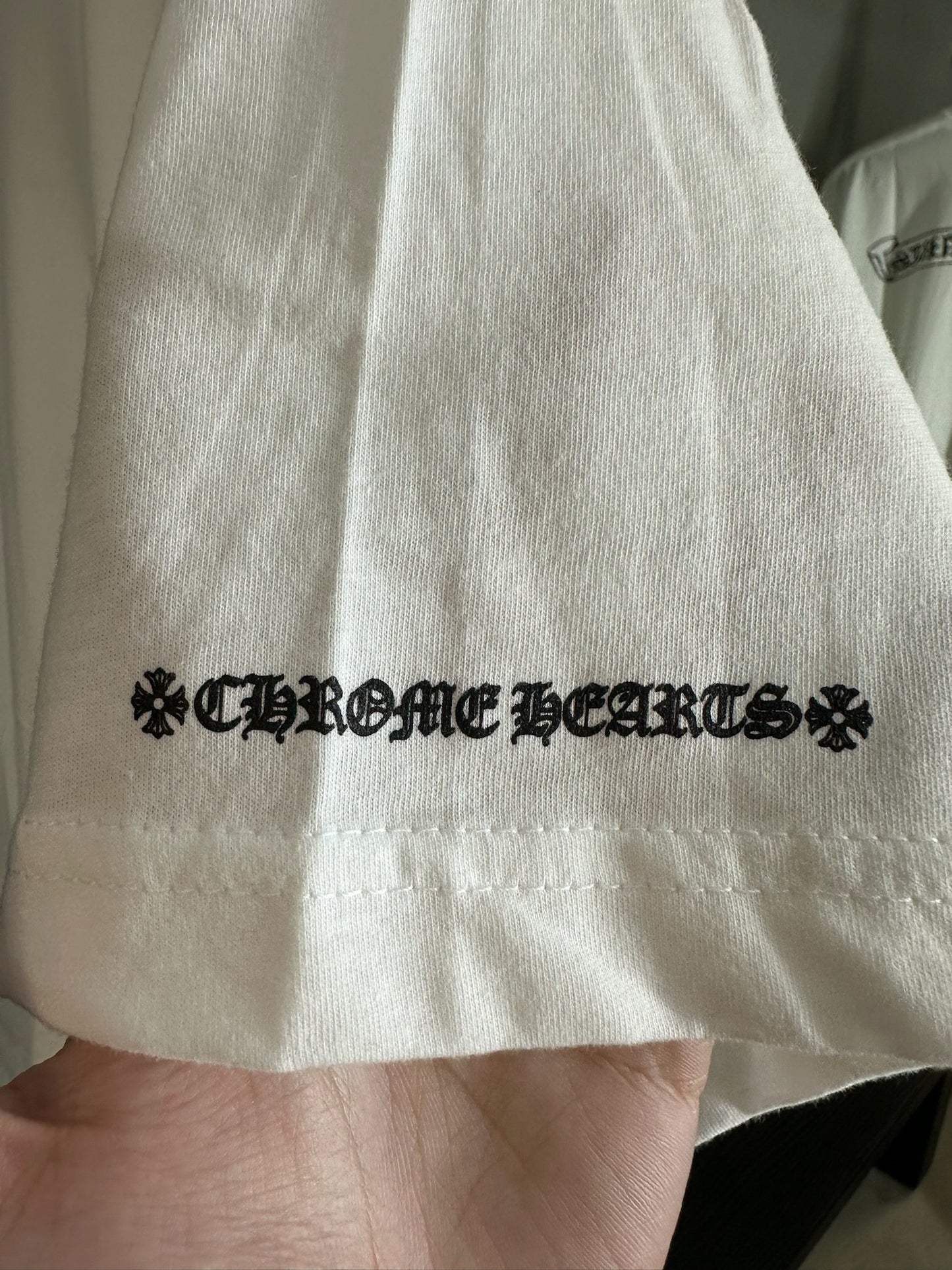 Chrome HeartsScroll logo T-shirts