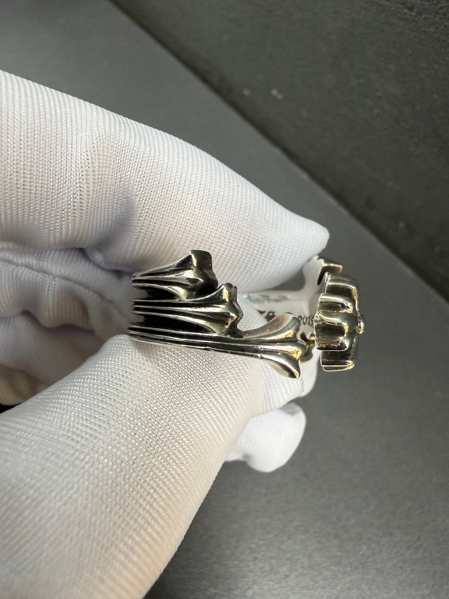 Chrome Hearts 3 CH Cross sterling ring