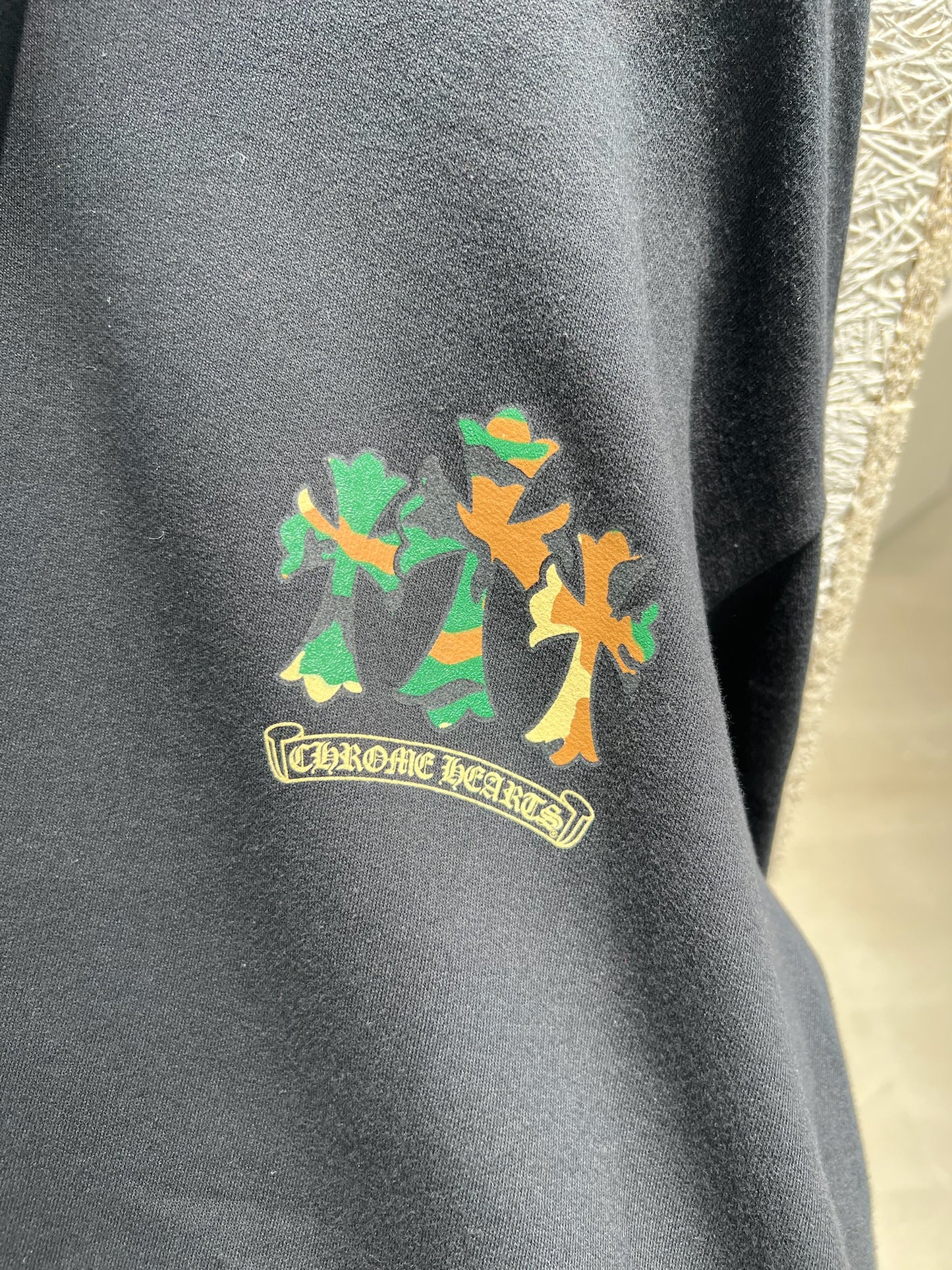 Chrome Hearts Cemetery Cross Camo Hoodie