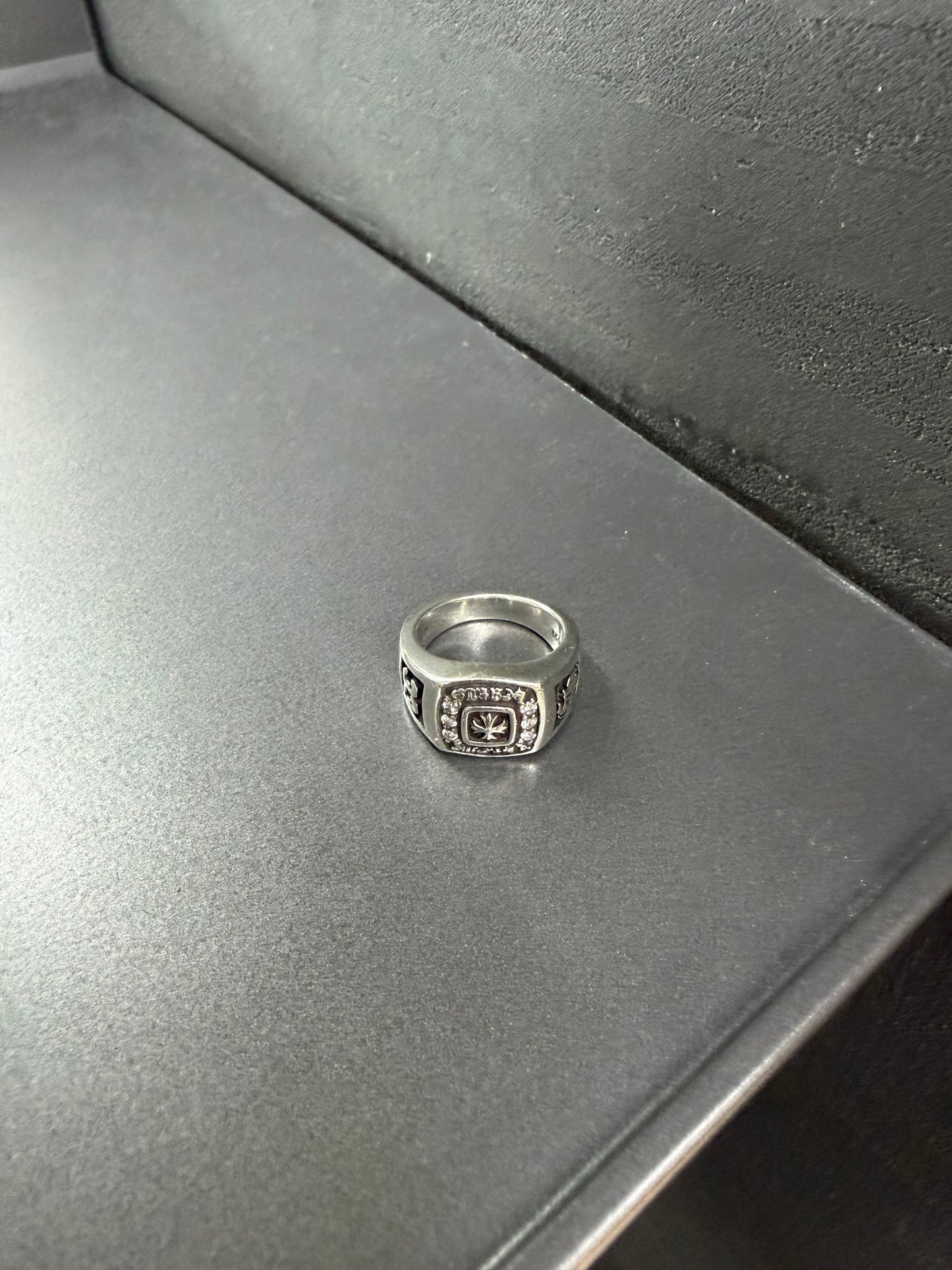 Chrome Hearts Champion Ring With Diamonds