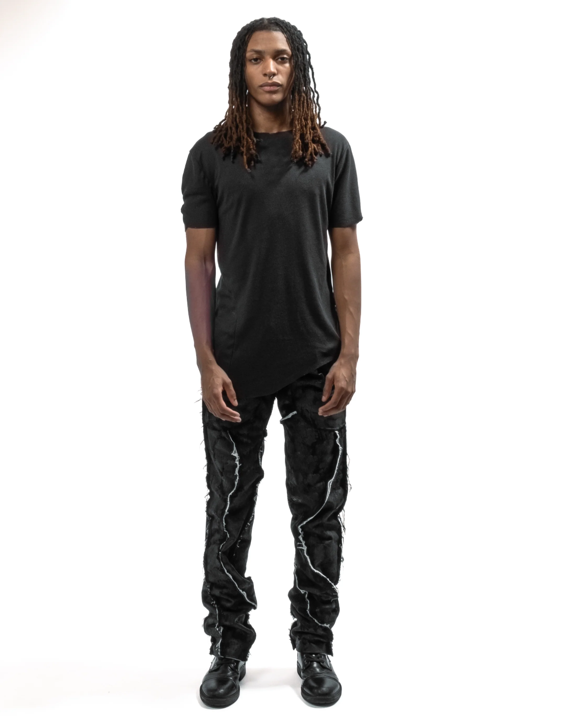 JAS Black Single Layer T-Shirt