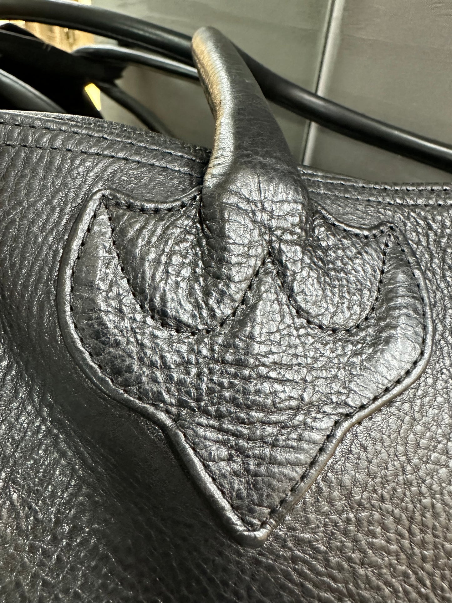 Chrome Hearts Cross Leather Patch Tote Bag
