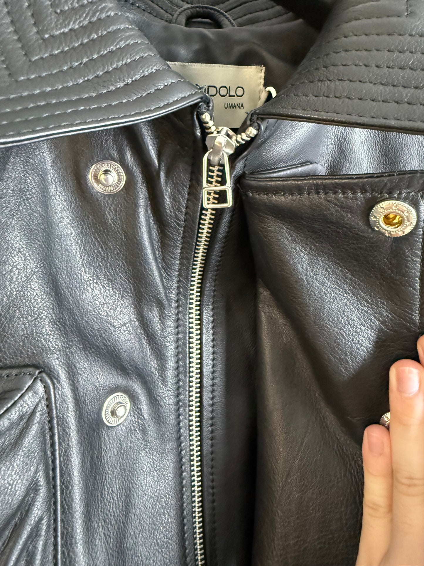 TONDOLO OTIDEA WORK LEATHER JACKET