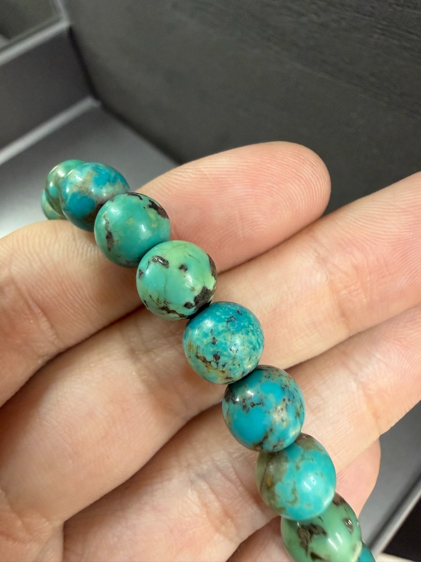Chrome Hearts Turquoise Bead Bracelet