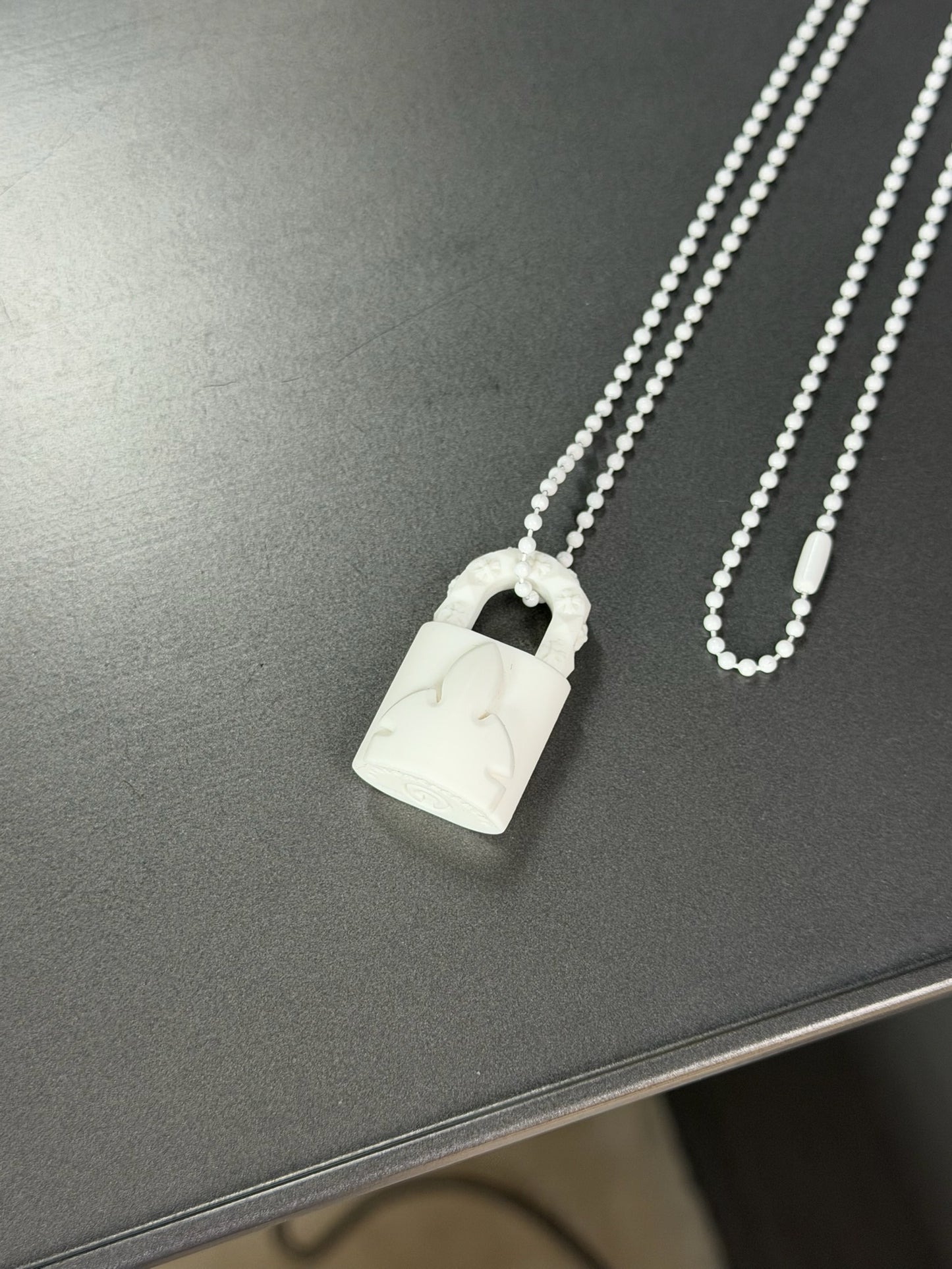 Chrome Hearts Silicone Padlock Necklace