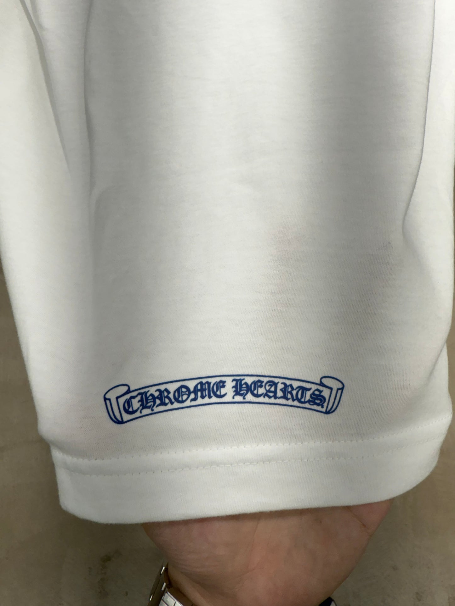 Chrome Hearts neck logo T-shirt