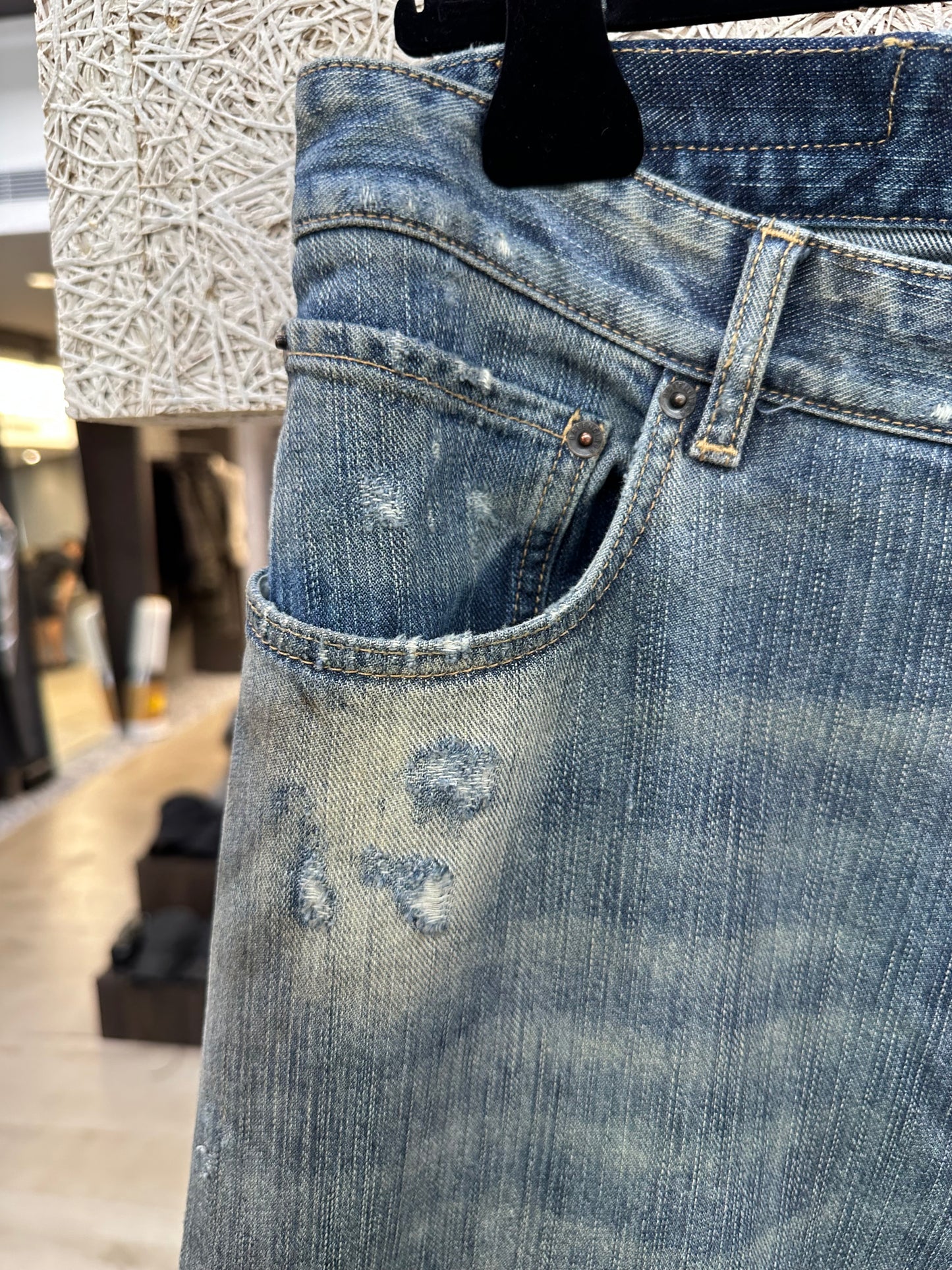 Balenciaga Super Destroyed Jeans Vic Runway Limited