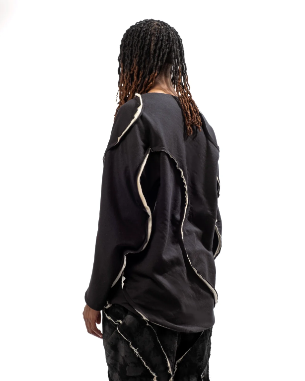 JAS Reversible Organic Seamed Sweater