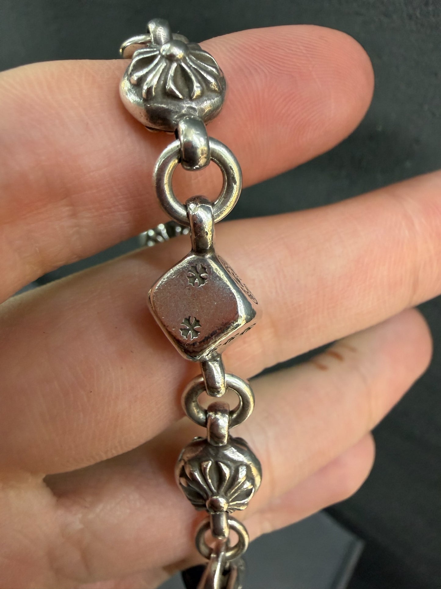 Chrome Hearts Dice Bracelet 8 Links