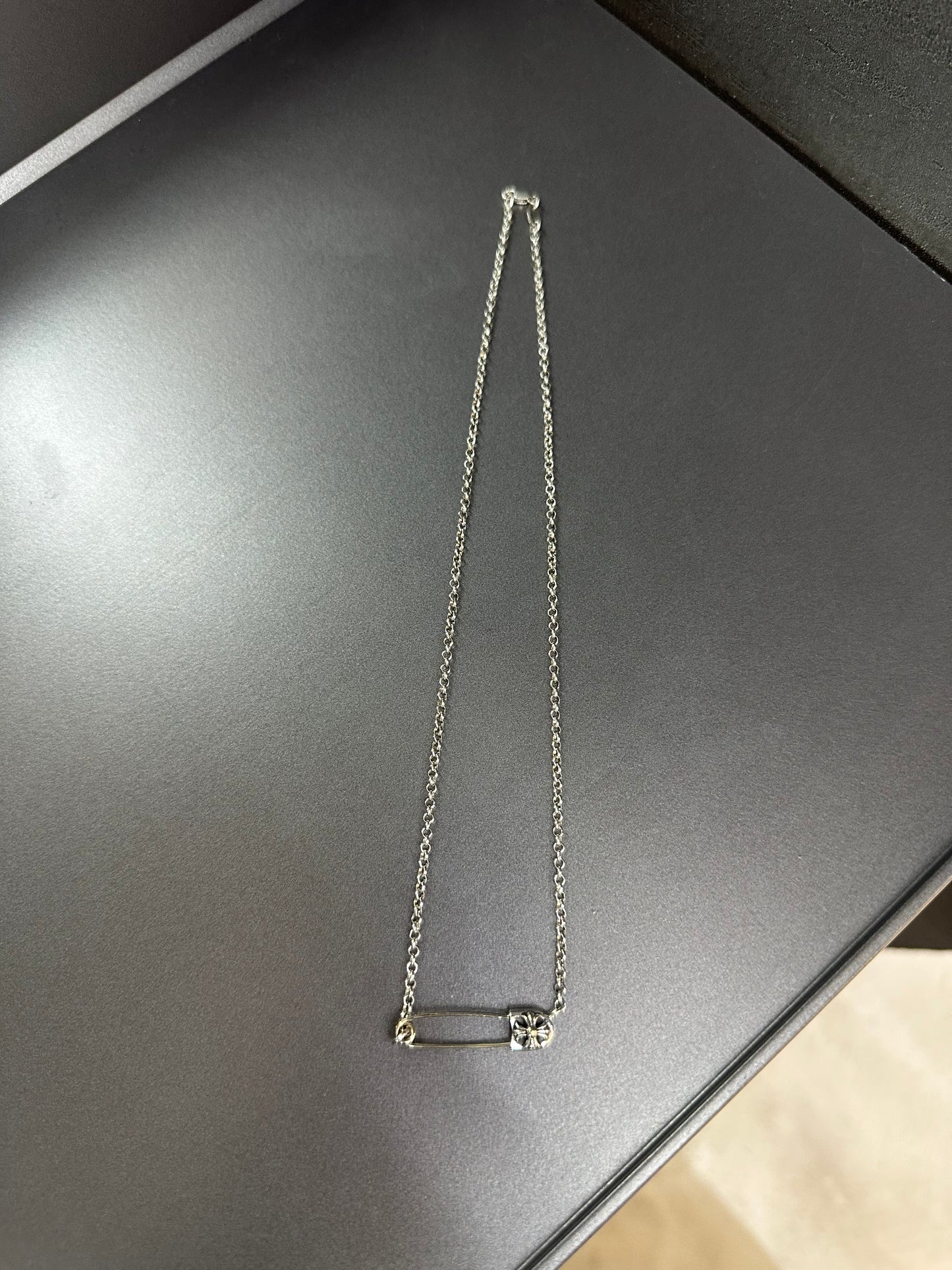 Chrome Hearts Safety Pin Necklace