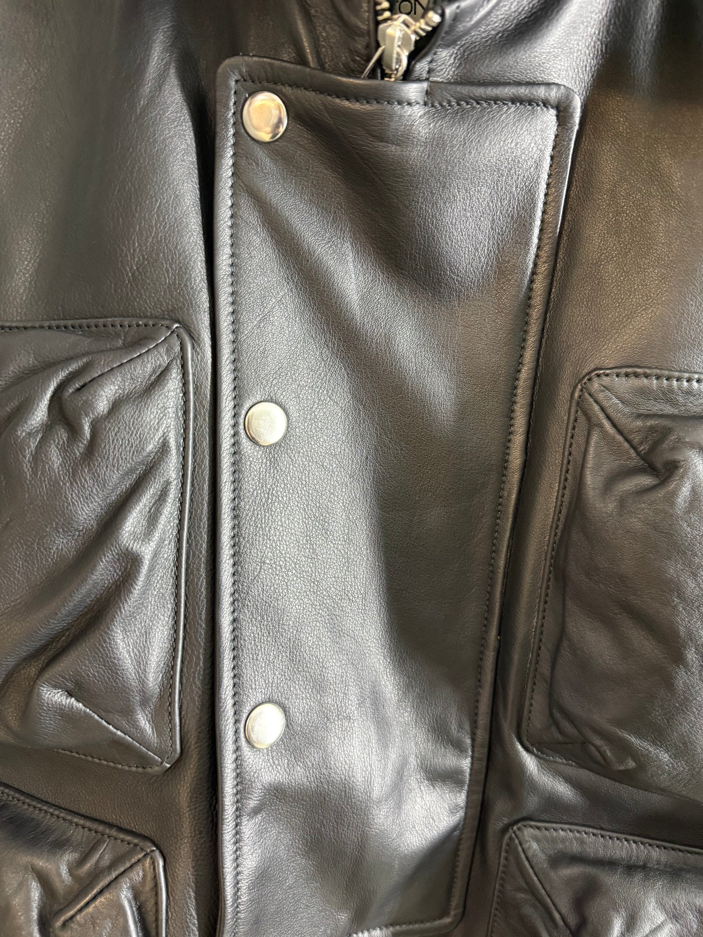 TONDOLO OTIDEA WORK LEATHER JACKET