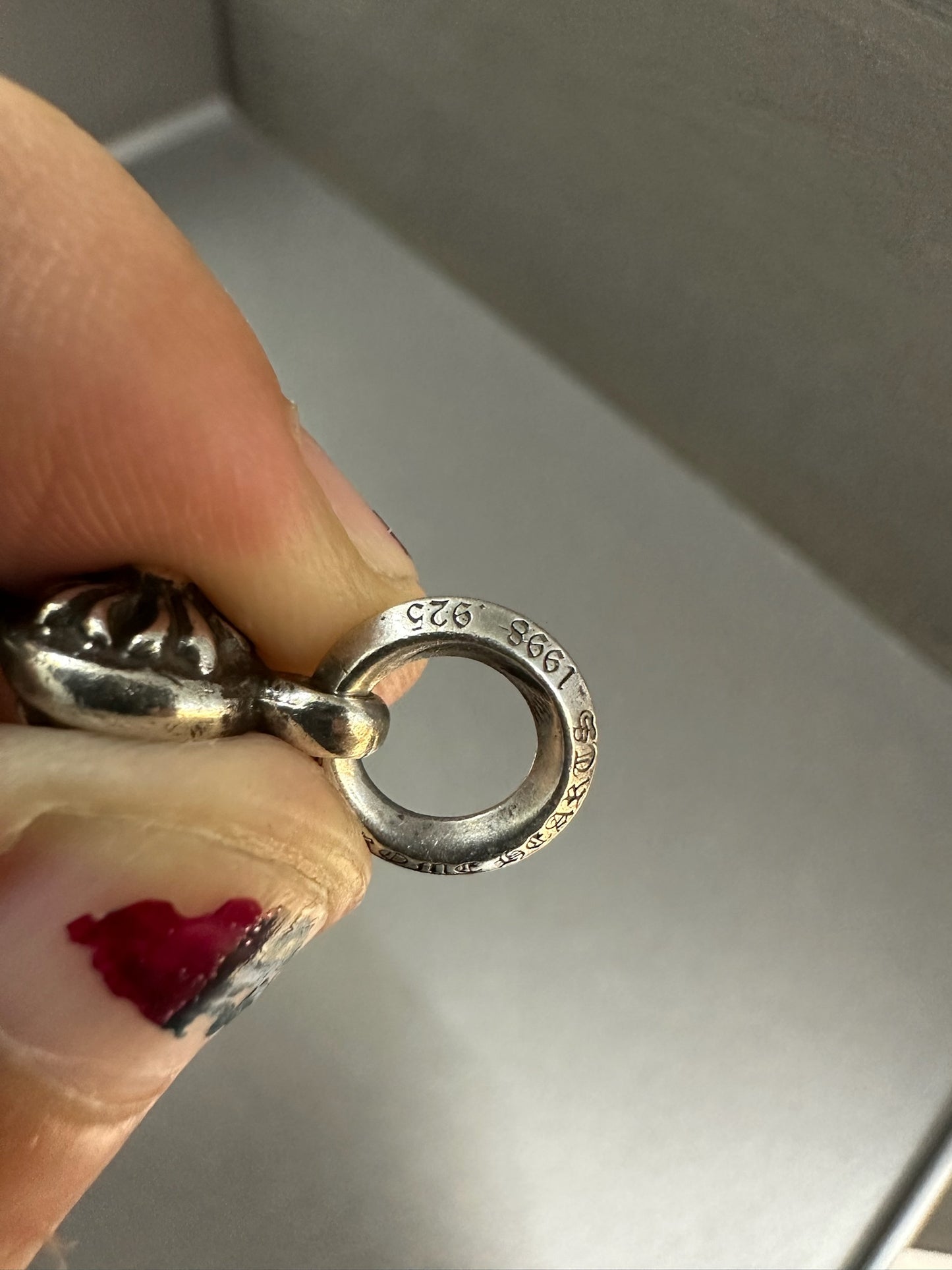Chrome Hearts Ball Tiny Cross Pendant