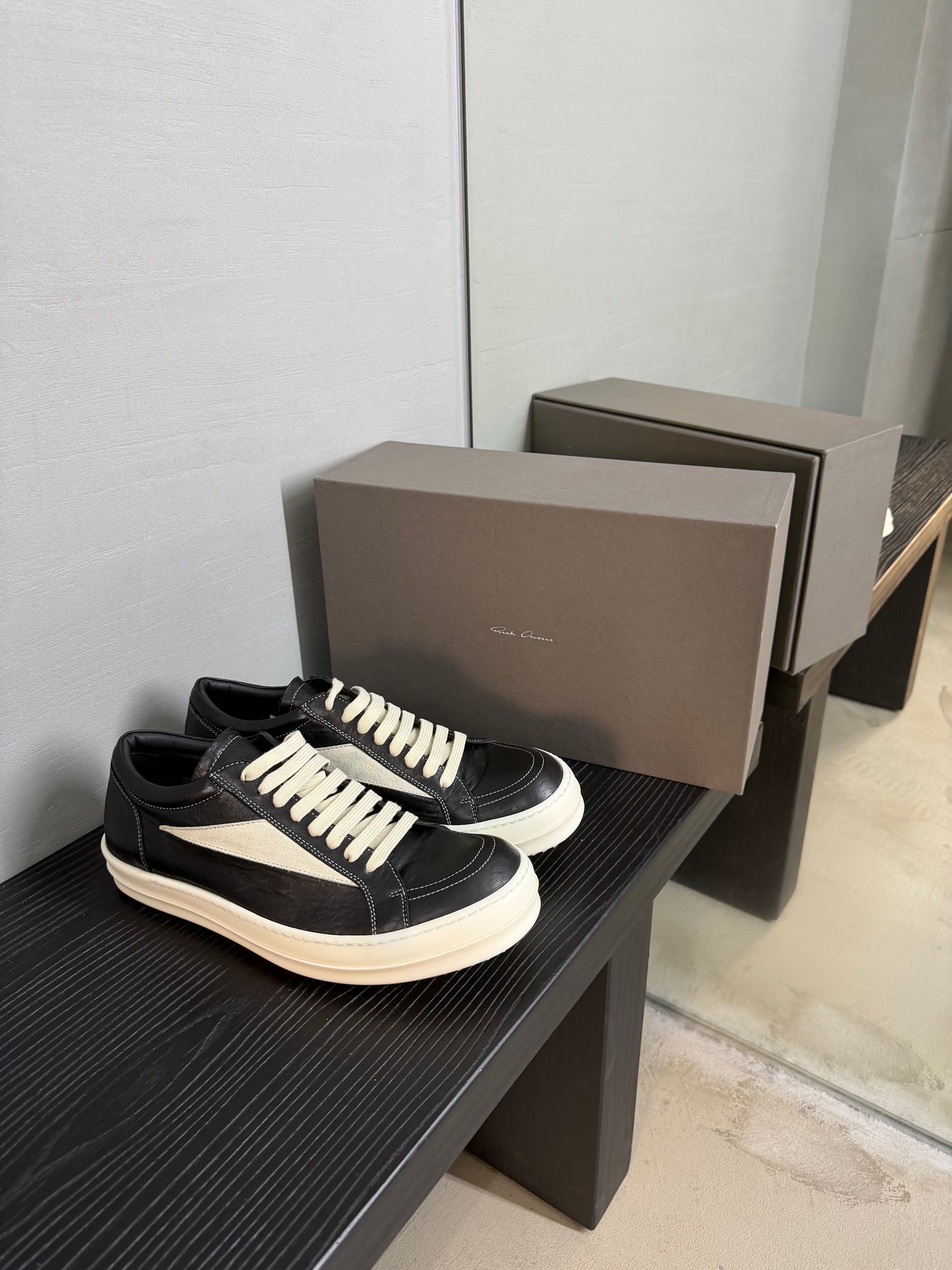 Rick Owens Lamb Skin Vintage Sneaks