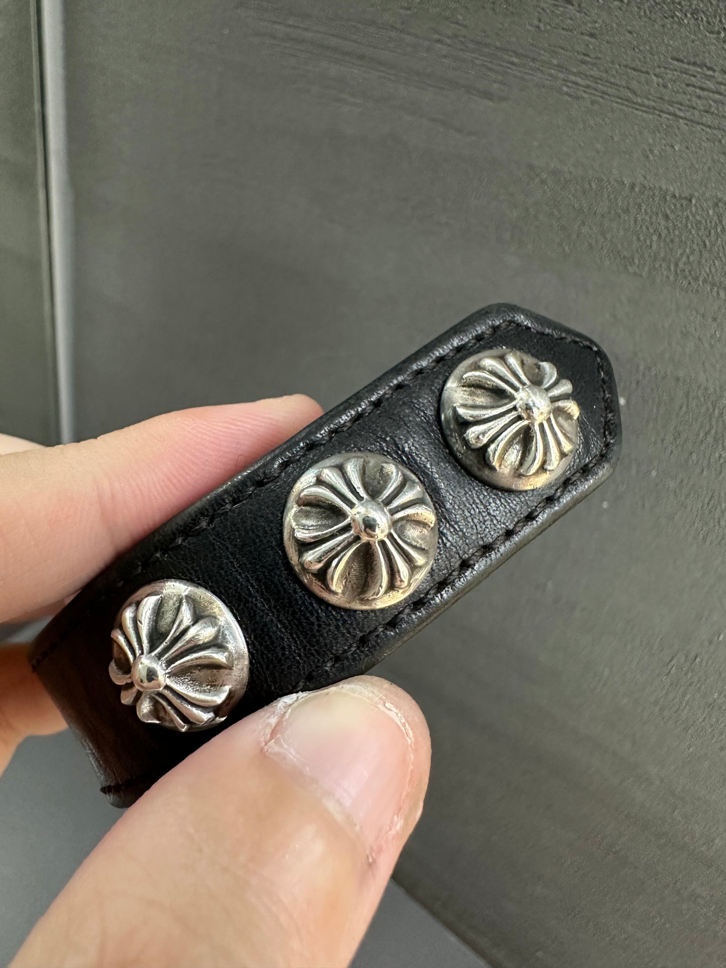 Chrome Hearts Leather Bracelet