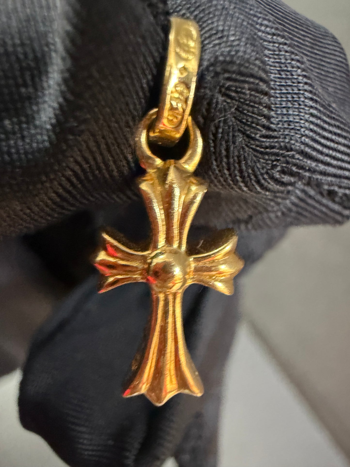 Chrome Hearts 22K Babyfat BBF Pendant with Diamonds
