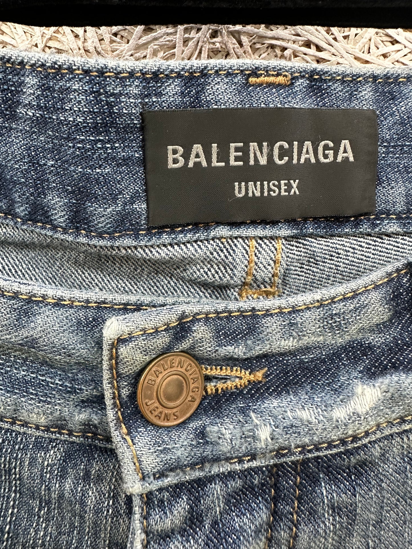 Balenciaga Super Destroyed Jeans Vic Runway Limited