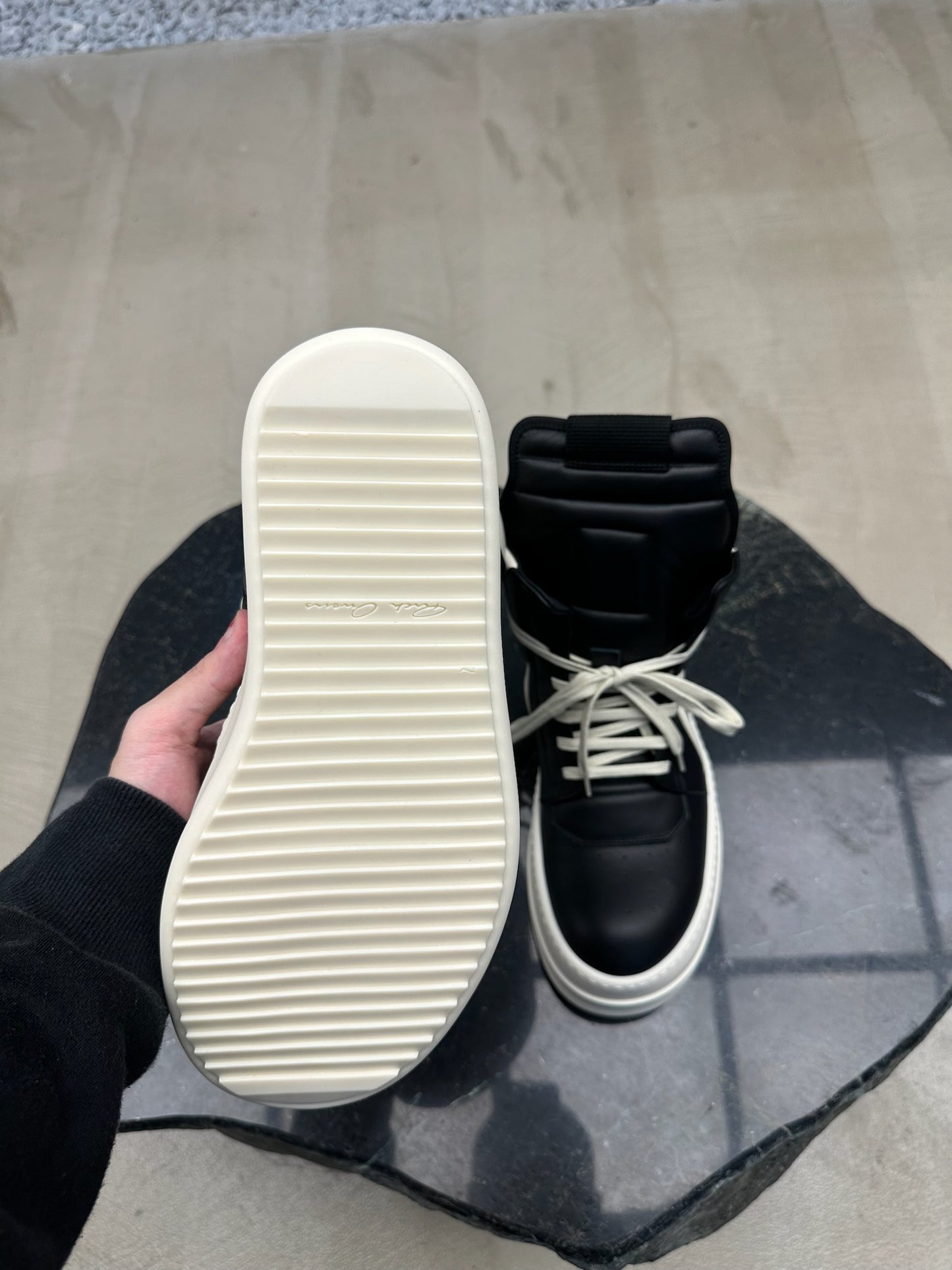 Rick Owens Mega Bumper Geobasket Sneakers