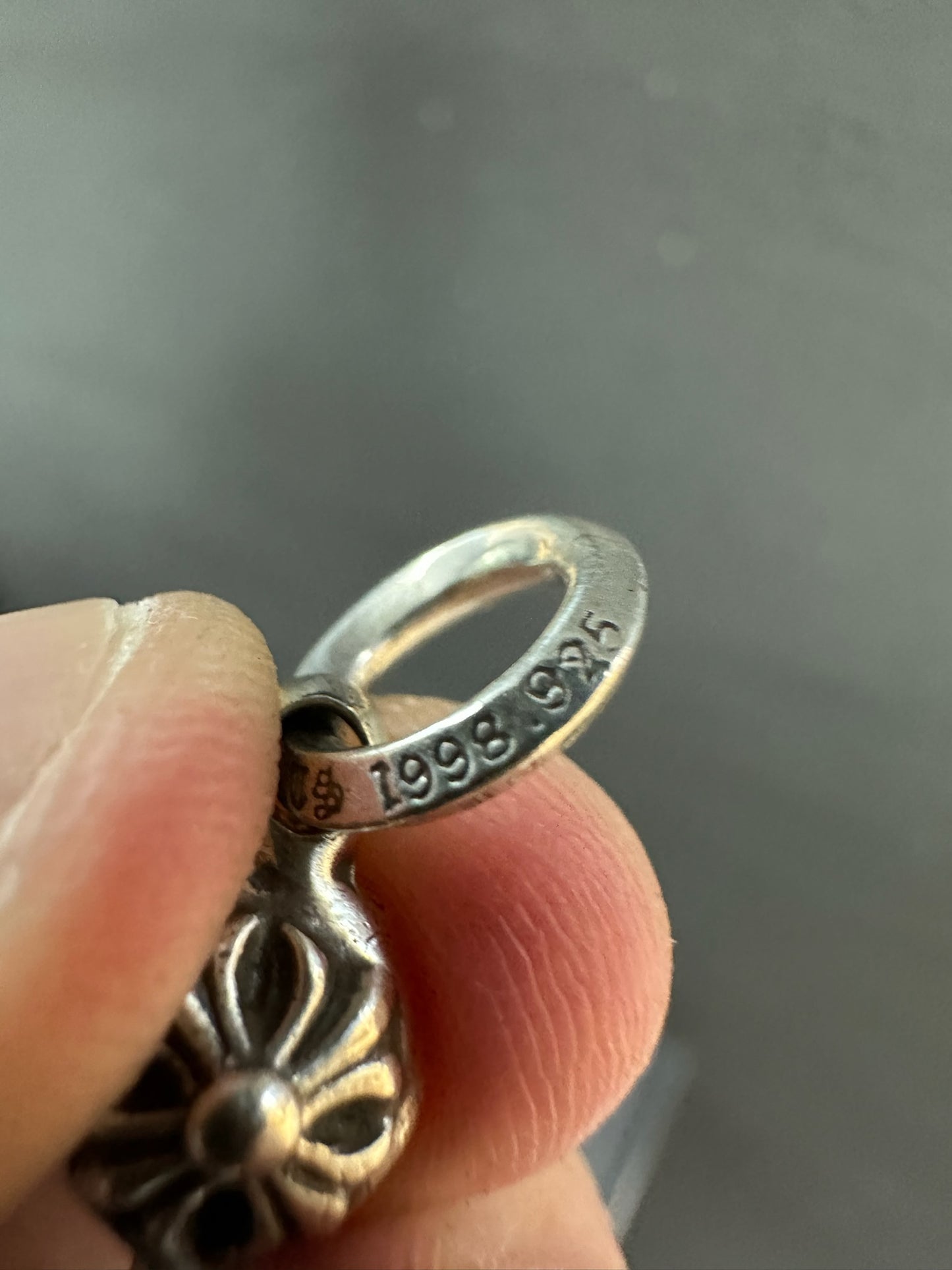 Chrome Hearts Ball Tiny Cross Pendant