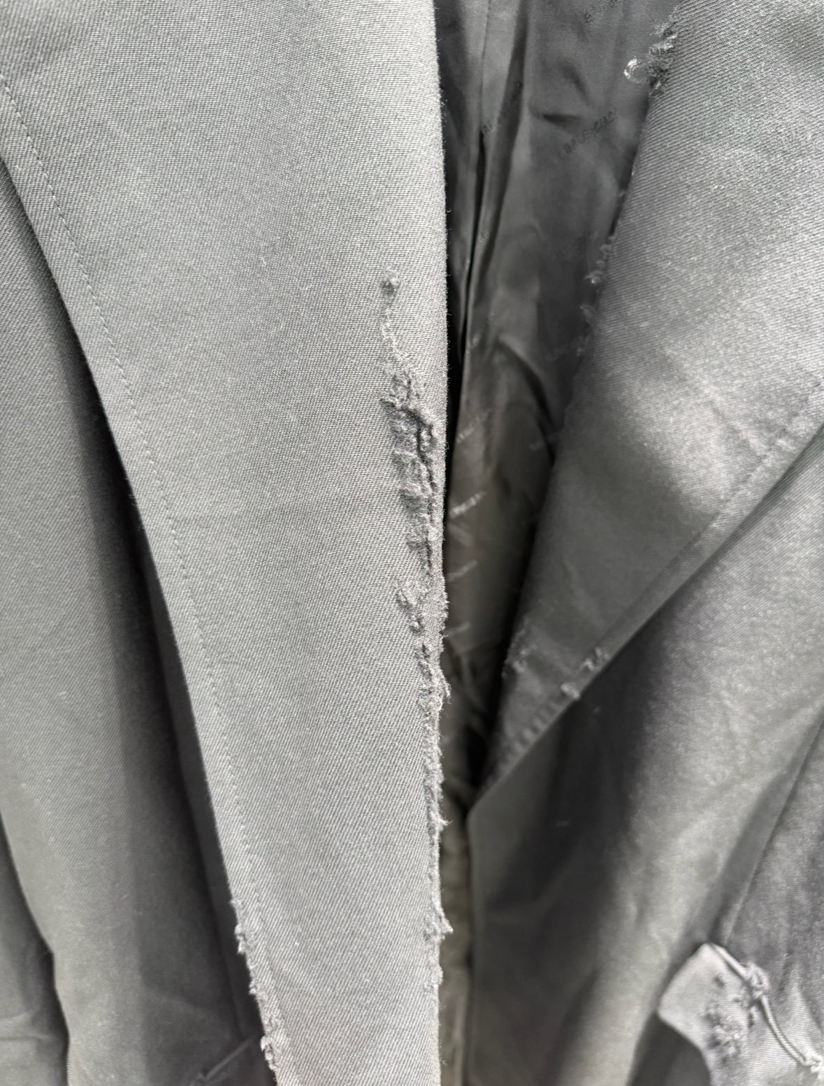 Balenciaga Shoulder Pad Long Coat