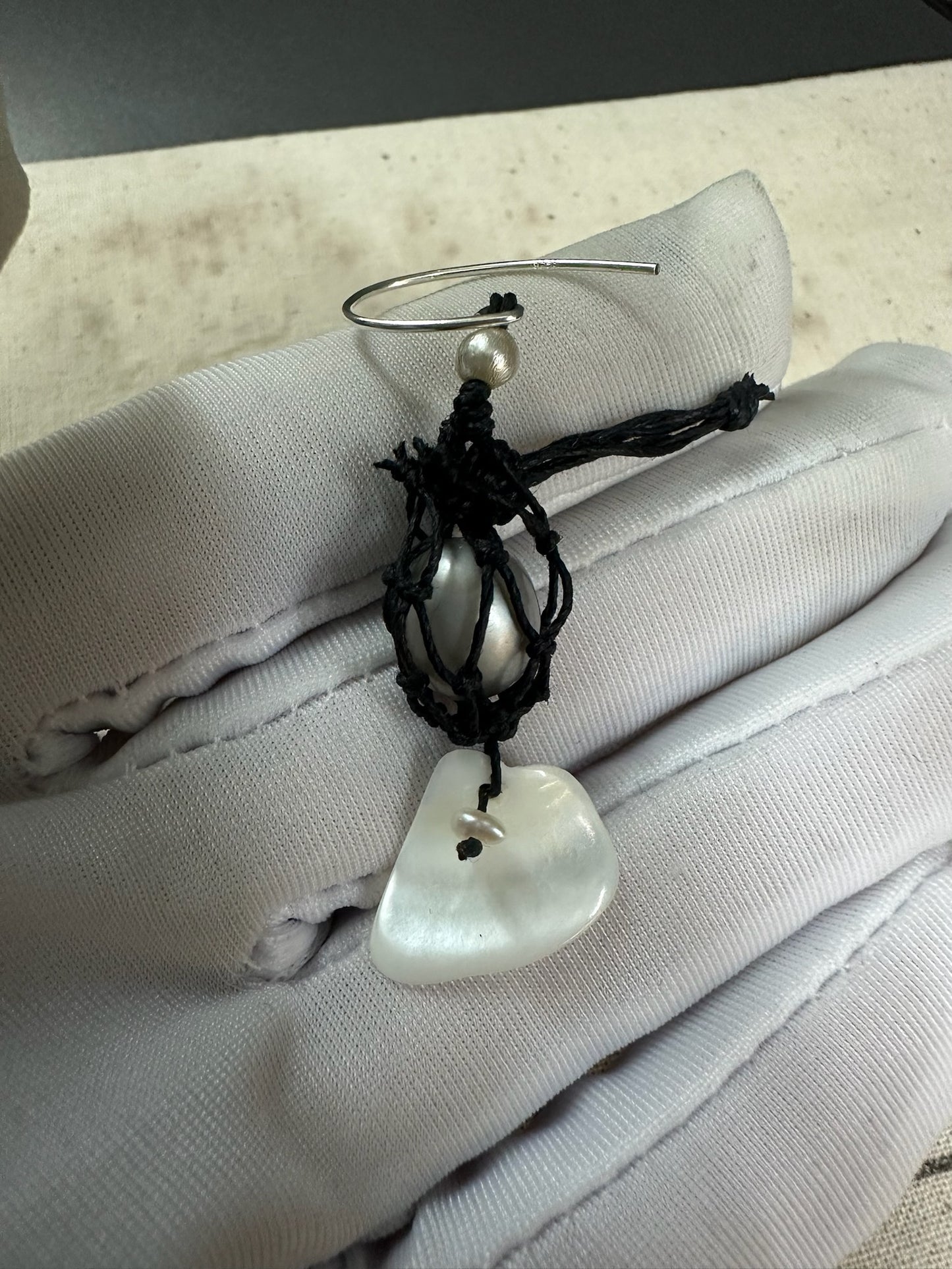 Peng Tai Net Earring