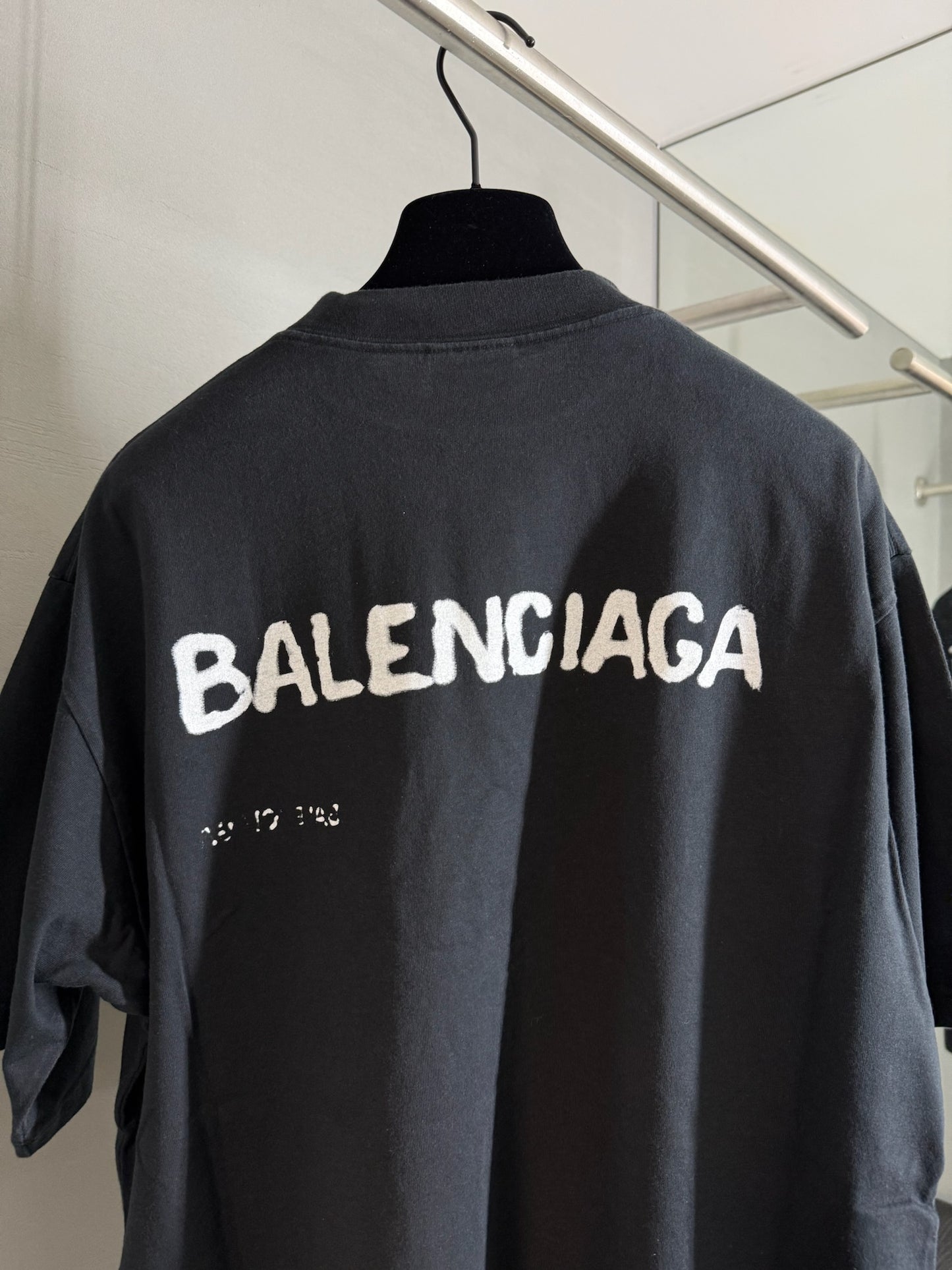 Balenciaga Splash-ink logo T-Shirt