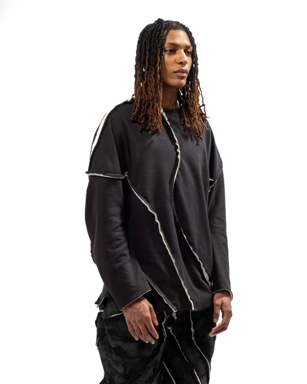JAS Reversible Organic Seamed Sweater