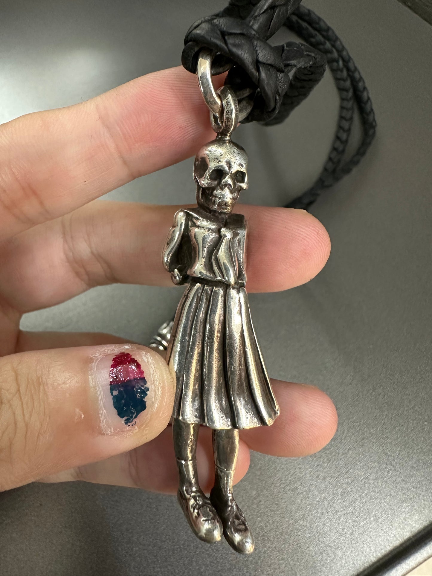 Chrome Hearts Foti Skippy Leather Braid