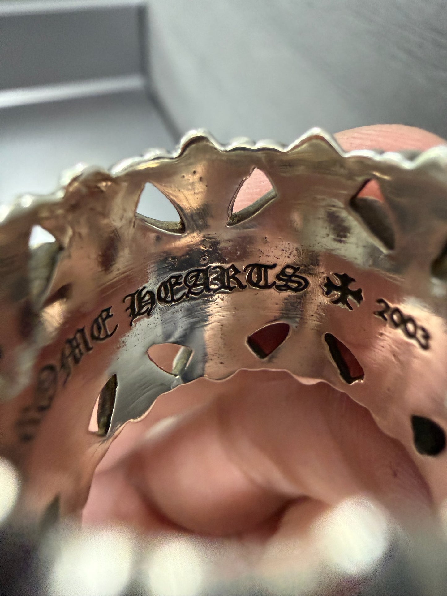 Chrome Hearts Cemetery Cross Ring