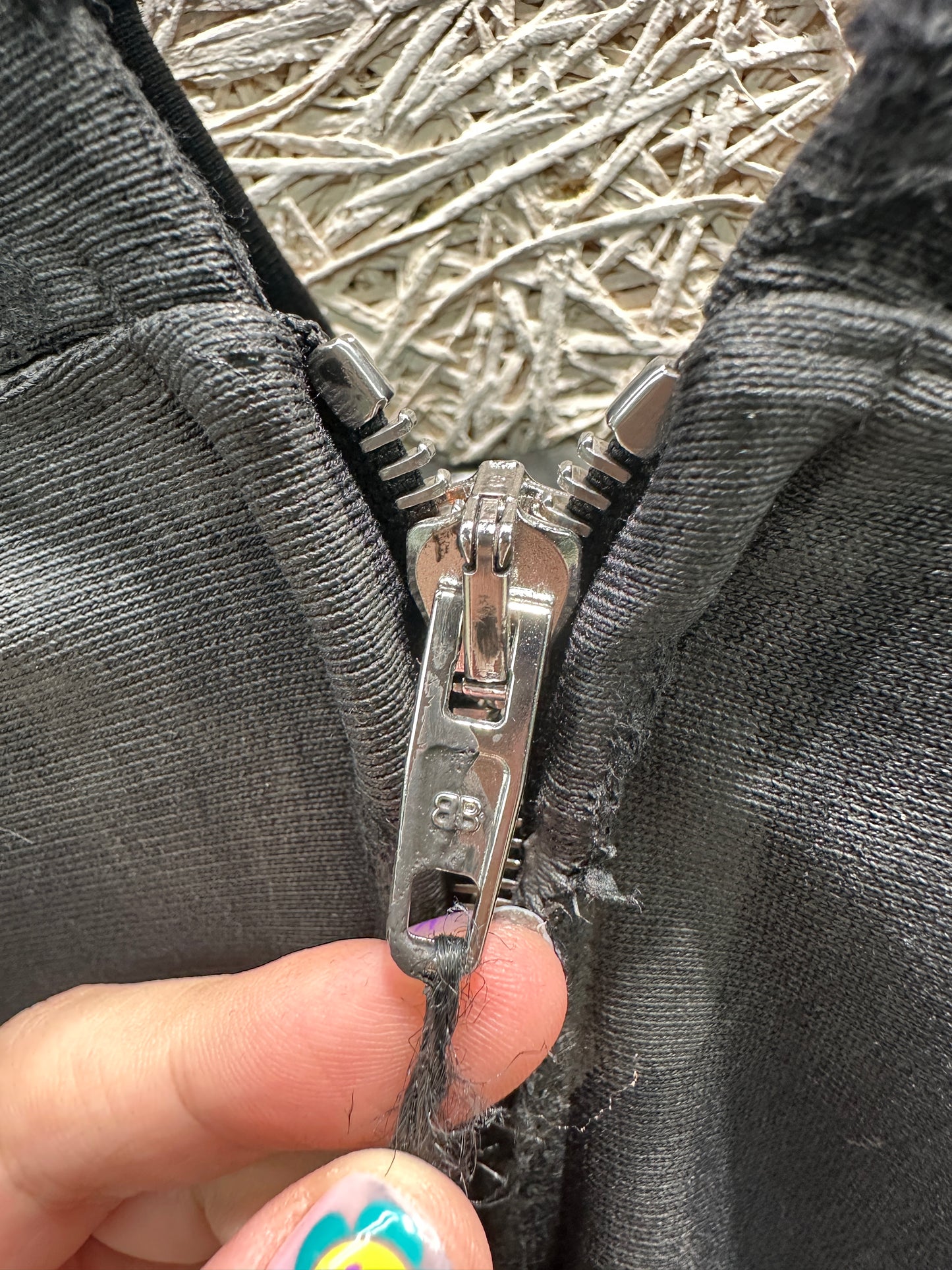 Balenciaga Taped Political Zip-up Jacket