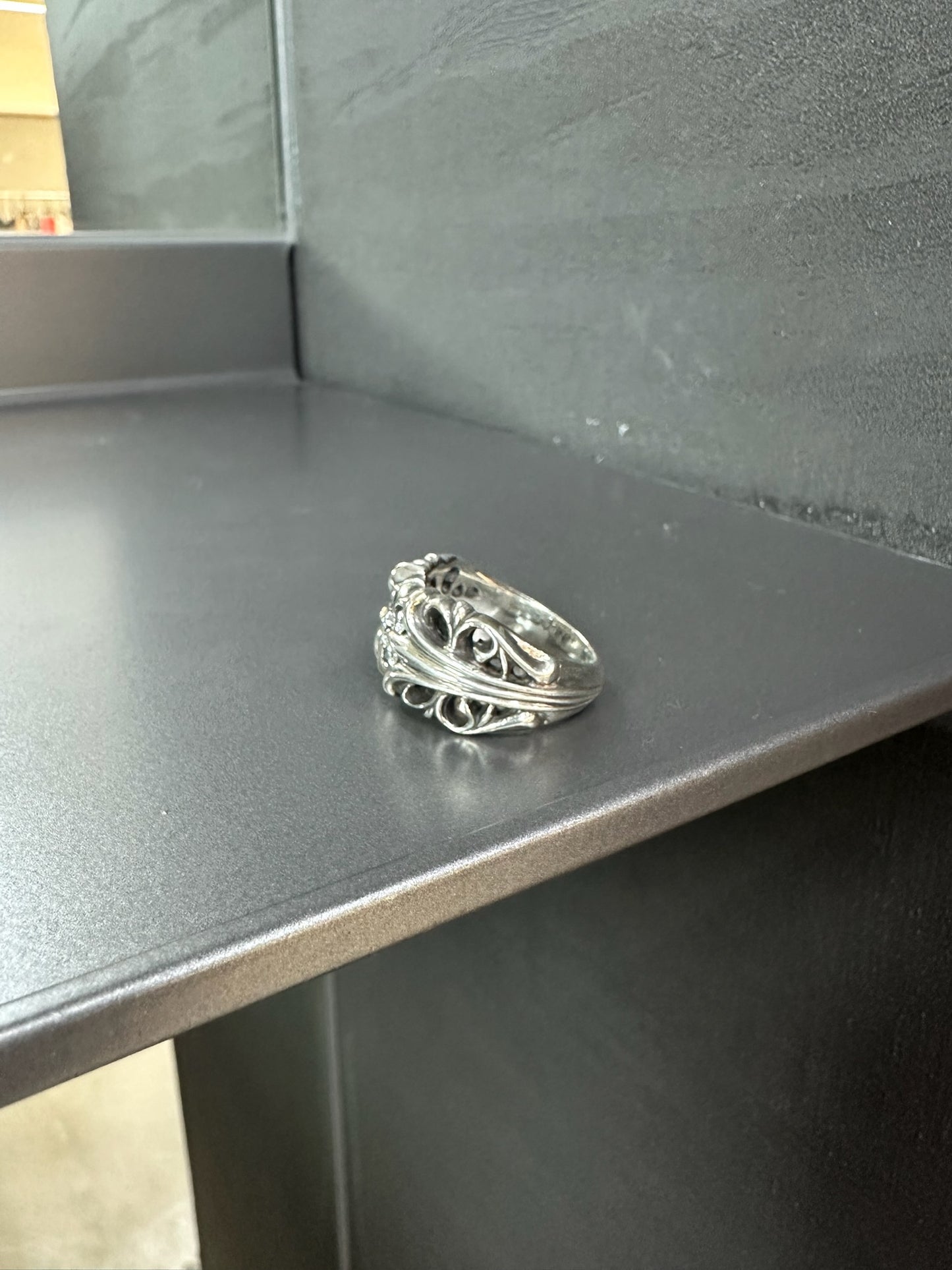 Chrome Hearts K&T Ring Diamonds Paved