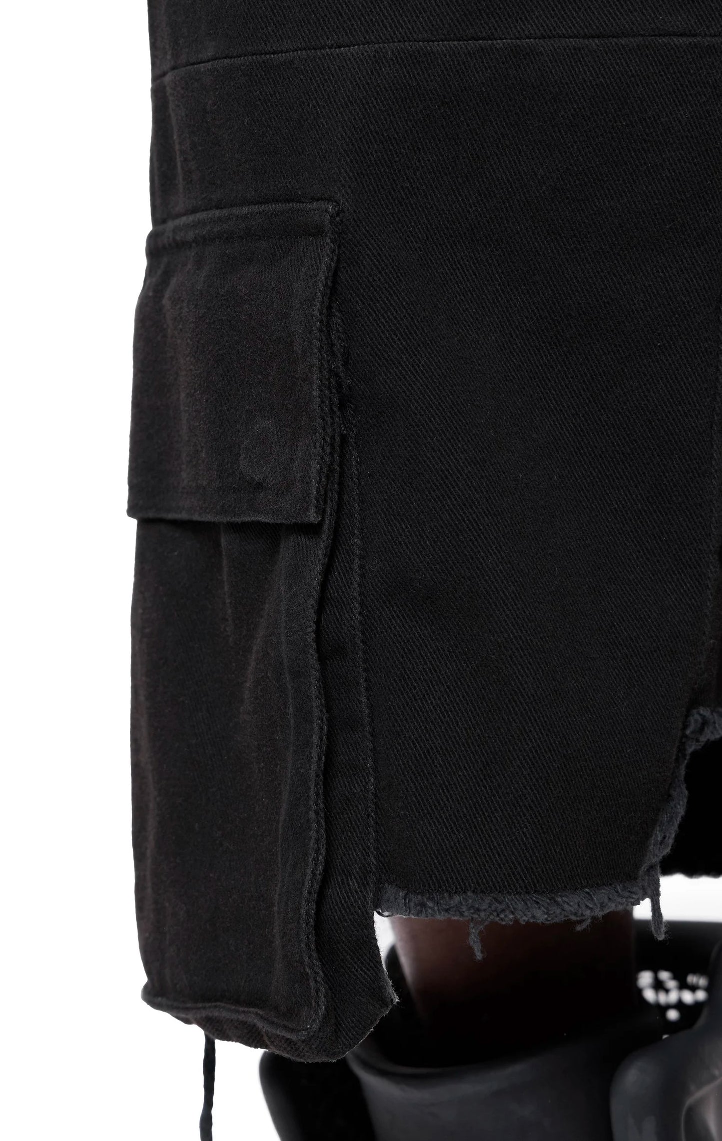 ADF DENIM CARGO MEGA SHORTS