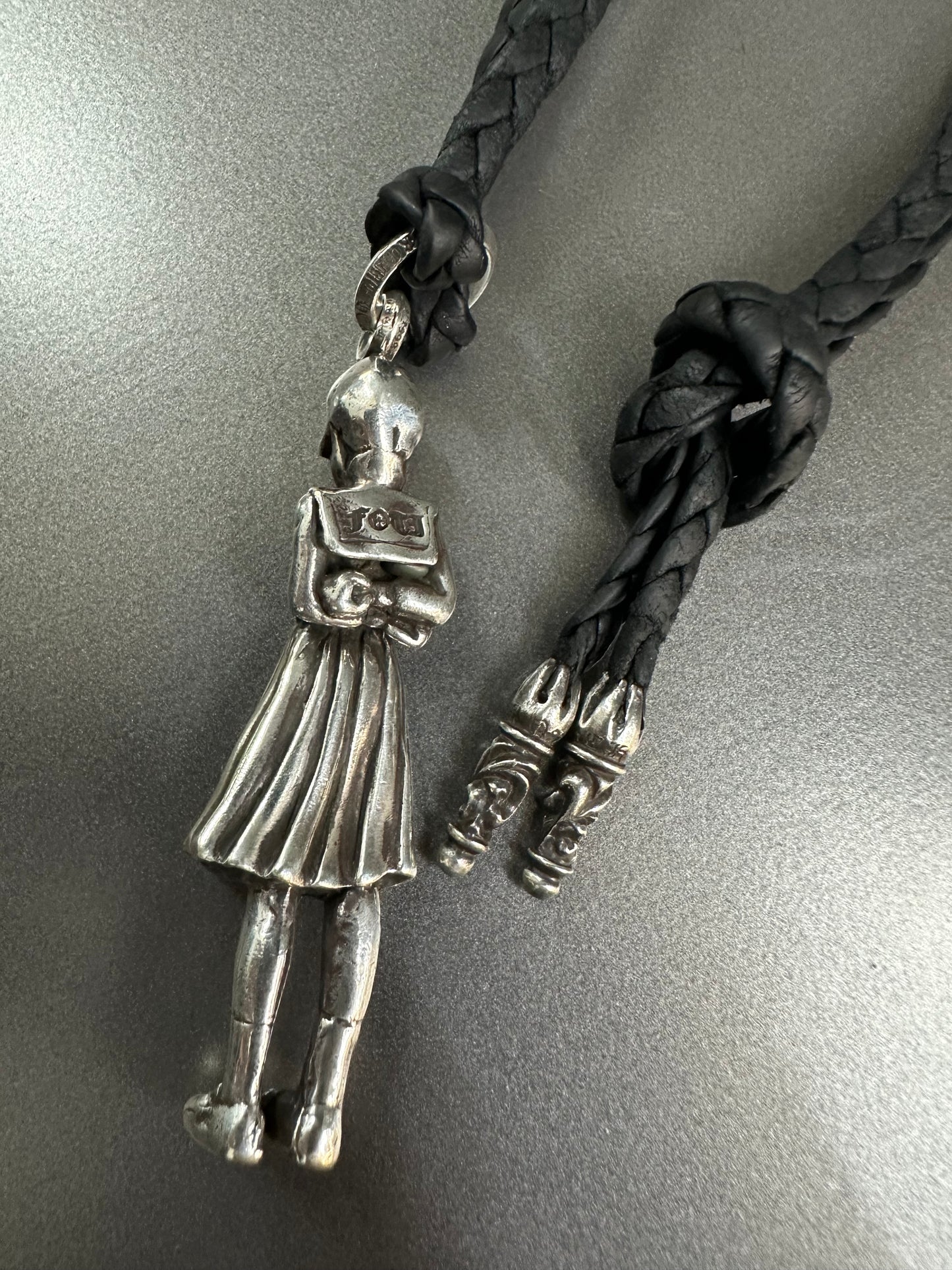 Chrome Hearts Foti Skippy Leather Braid