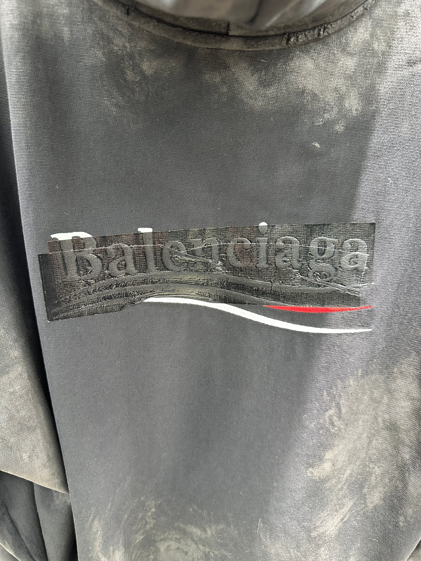 Balenciaga Taped Political Zip-up Jacket