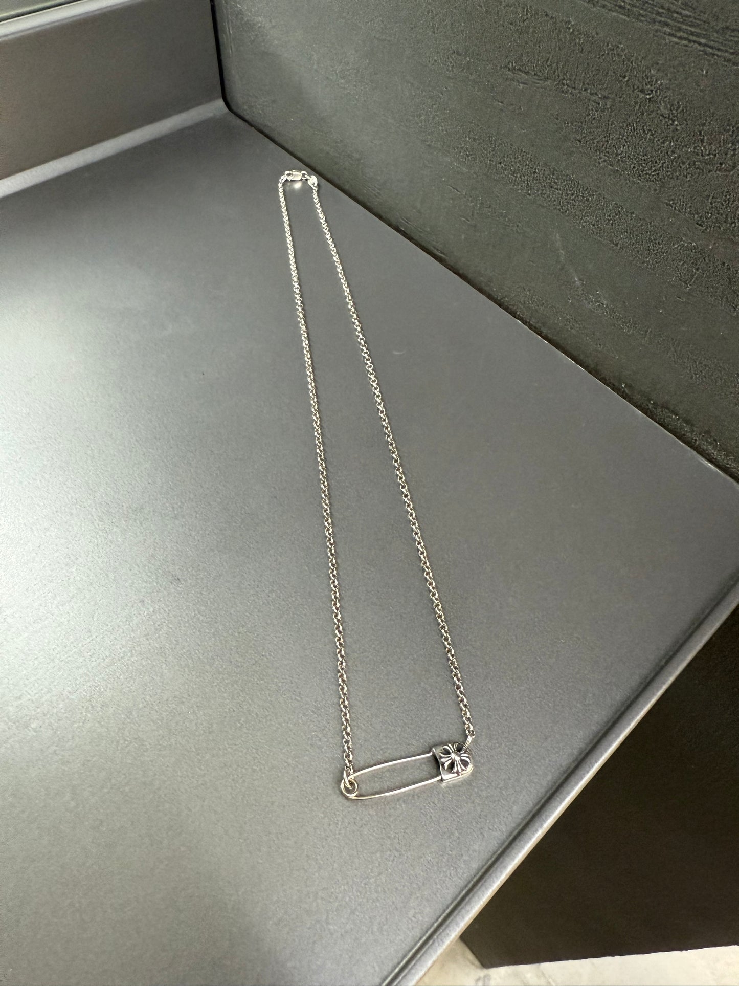 Chrome Hearts Safety Pin Necklace