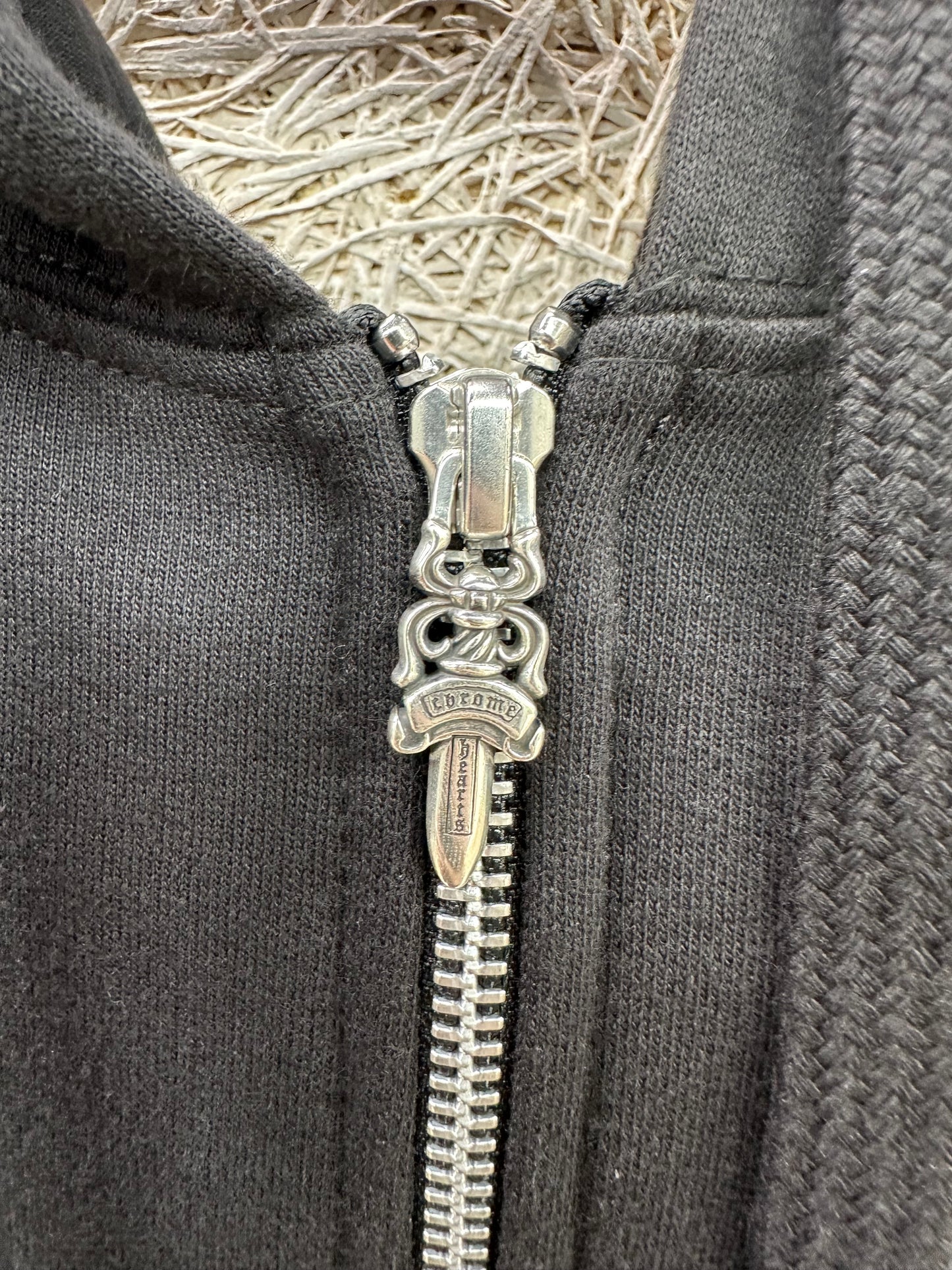 Chrome Hearts Horseshoe Floral Cross Zip-up Hoodie