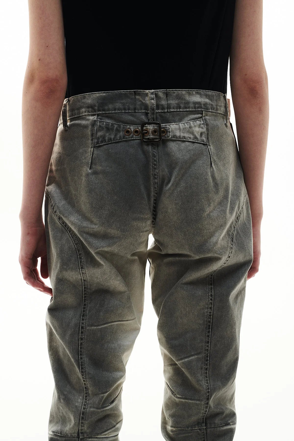 P.L.N.
BIKER PANTS - DIRTY WHITE