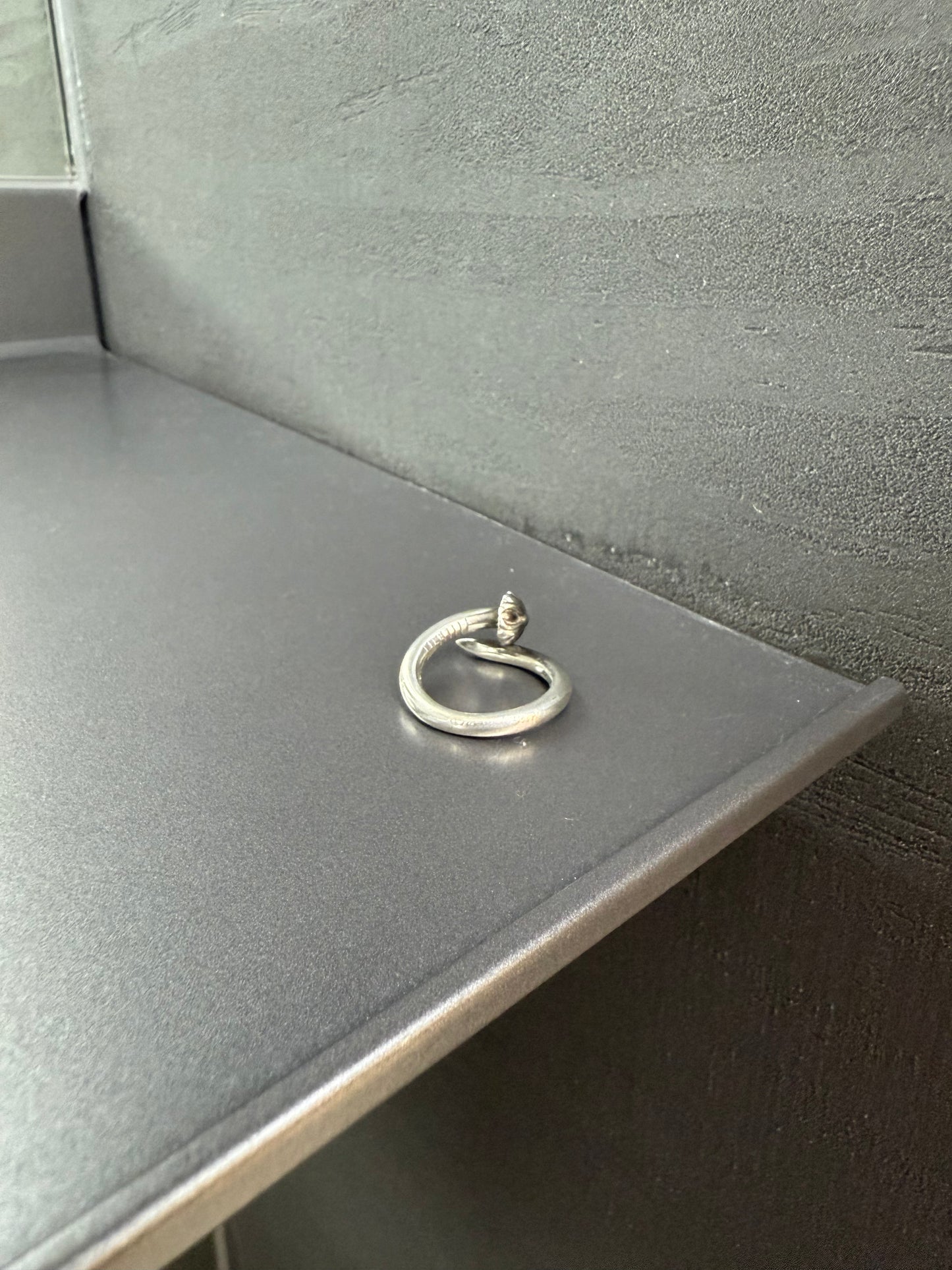 Chrome Hearts nail ring