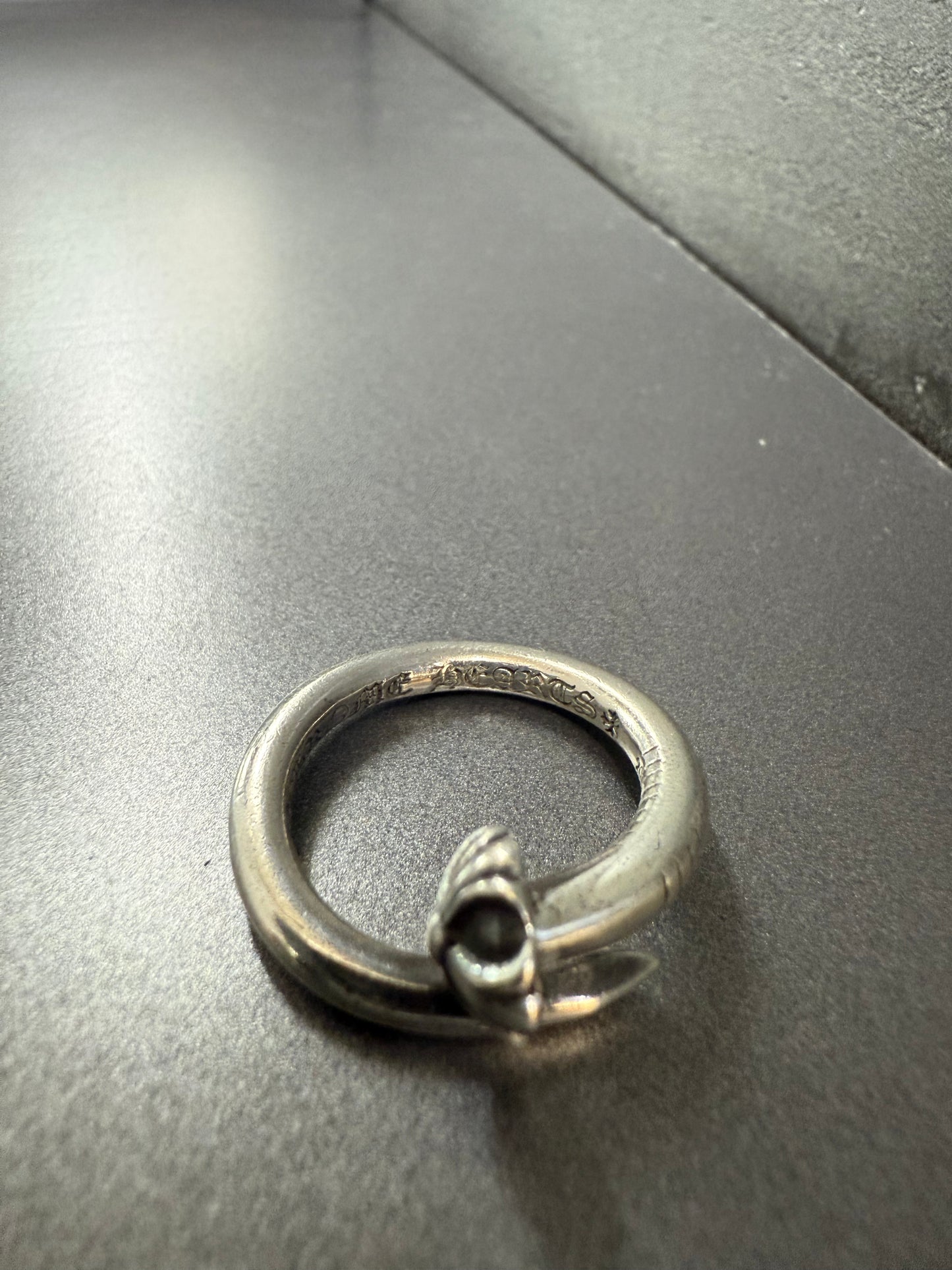 Chrome Hearts nail ring
