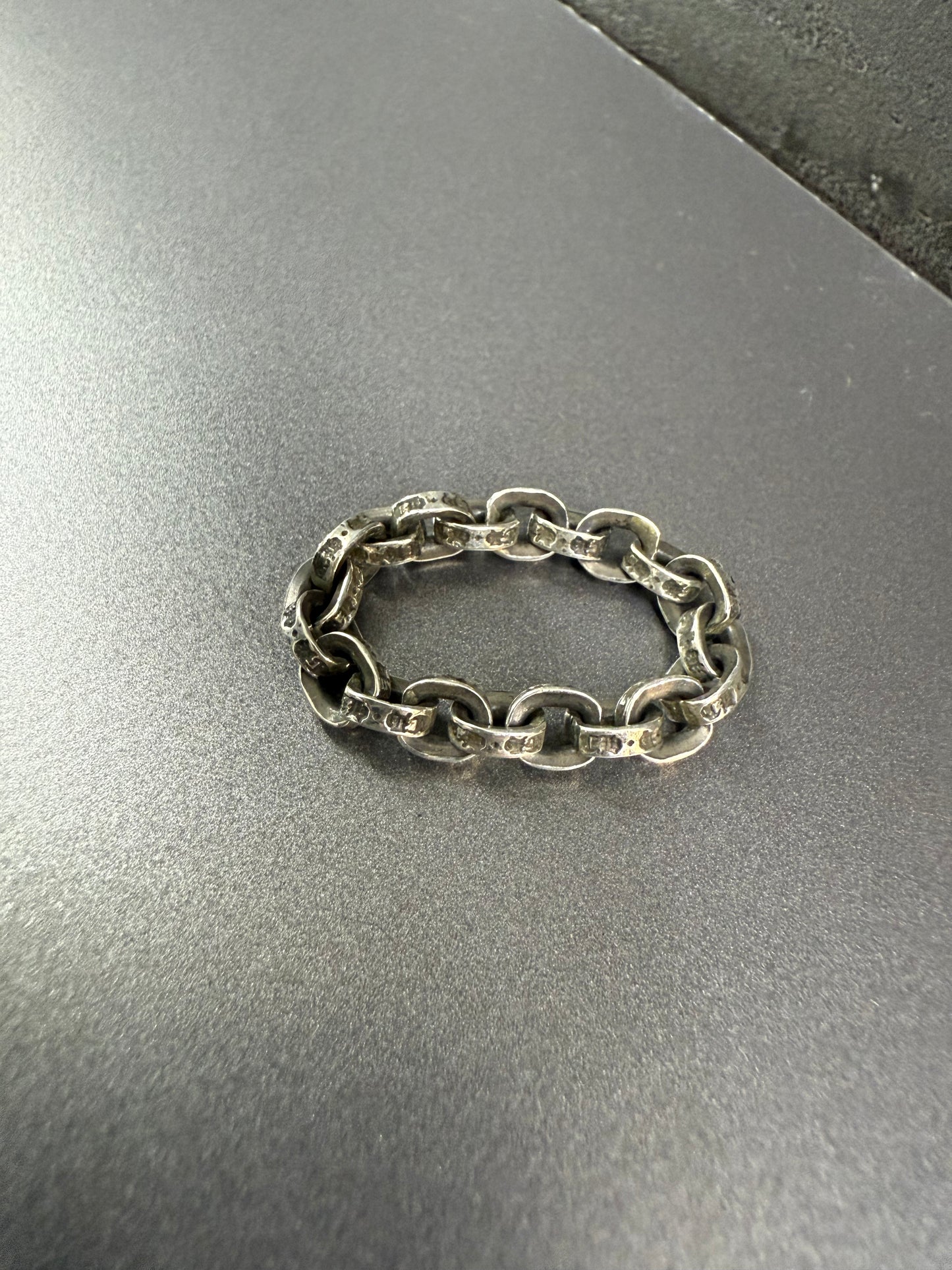 Chrome Hearts paper chain ring
