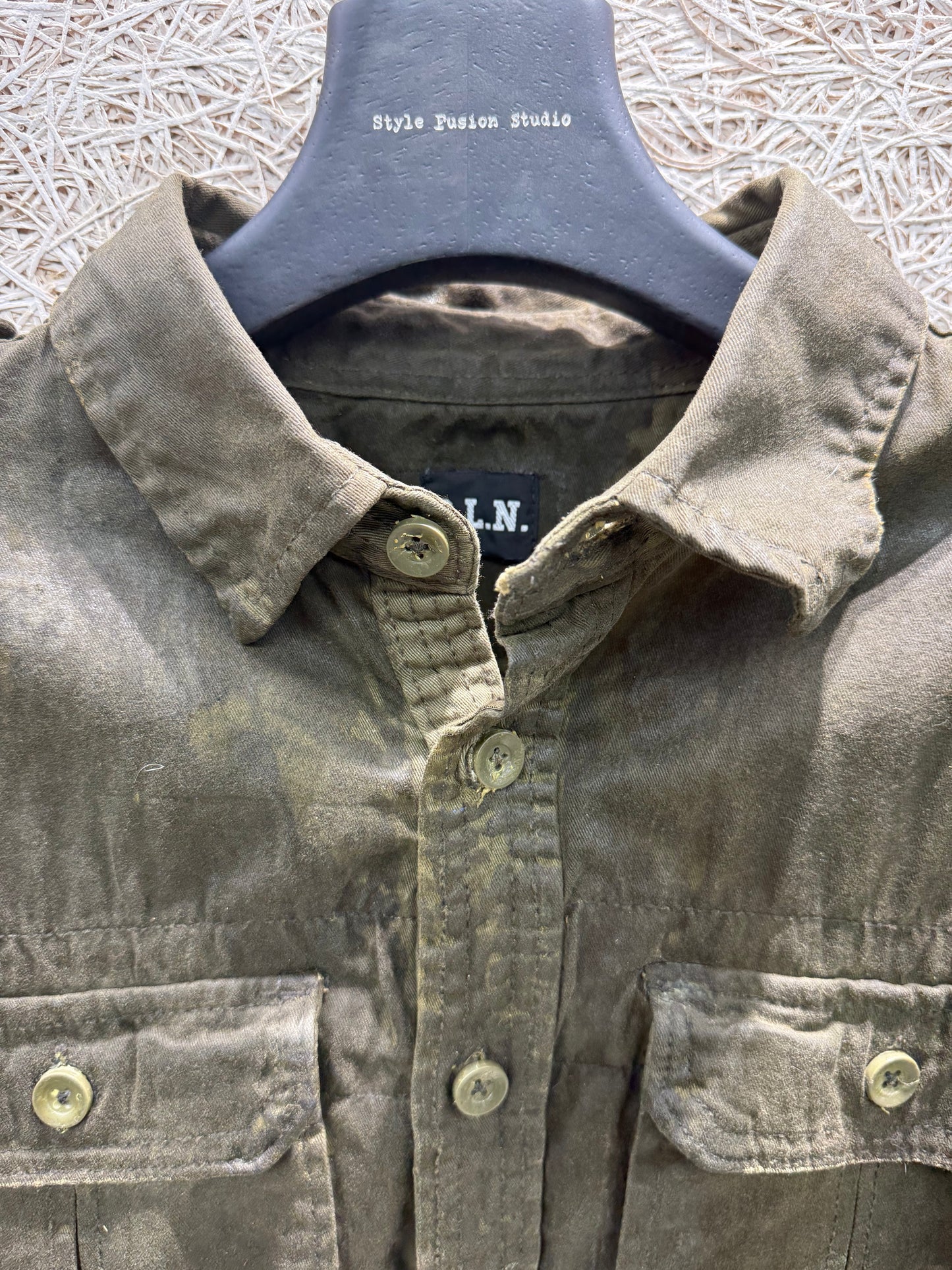 P.L.N. Oilskin Cargo Shirt