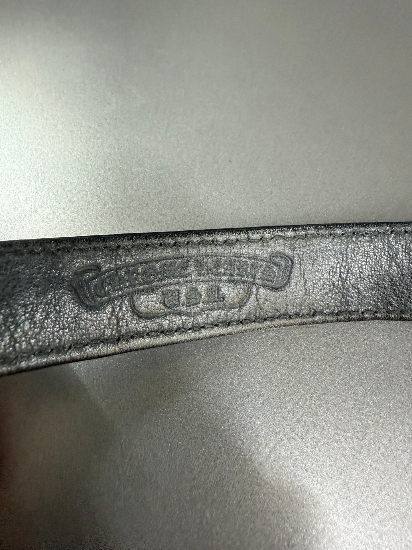 Chrome Hearts Three Elements Leather Bracelet