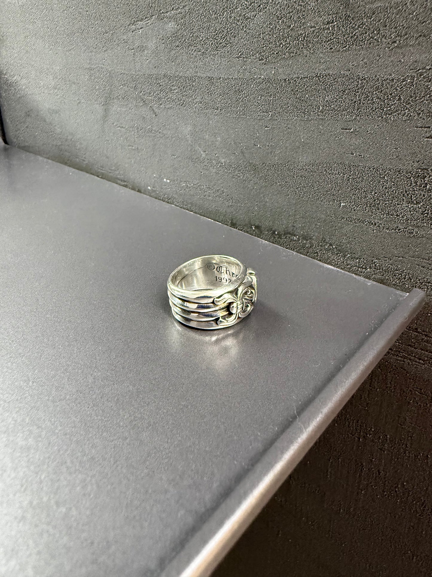 Chrome Hearts Dagger ring with diamond