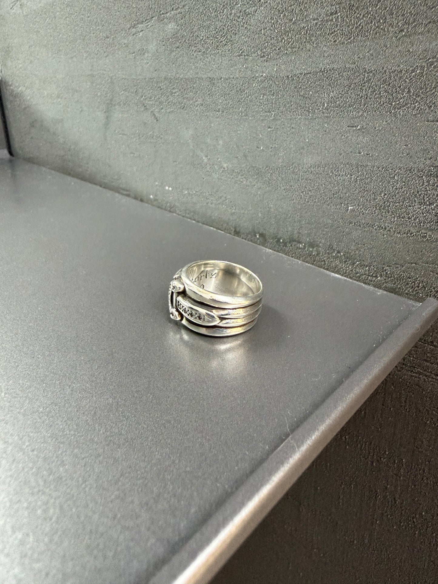Chrome Hearts Dagger ring with diamond