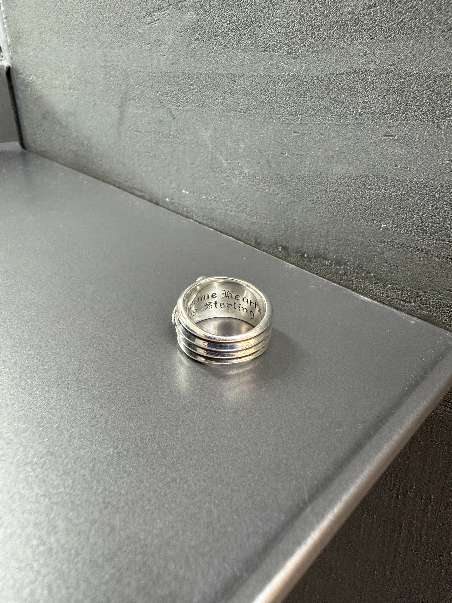 Chrome Hearts Dagger ring with diamond