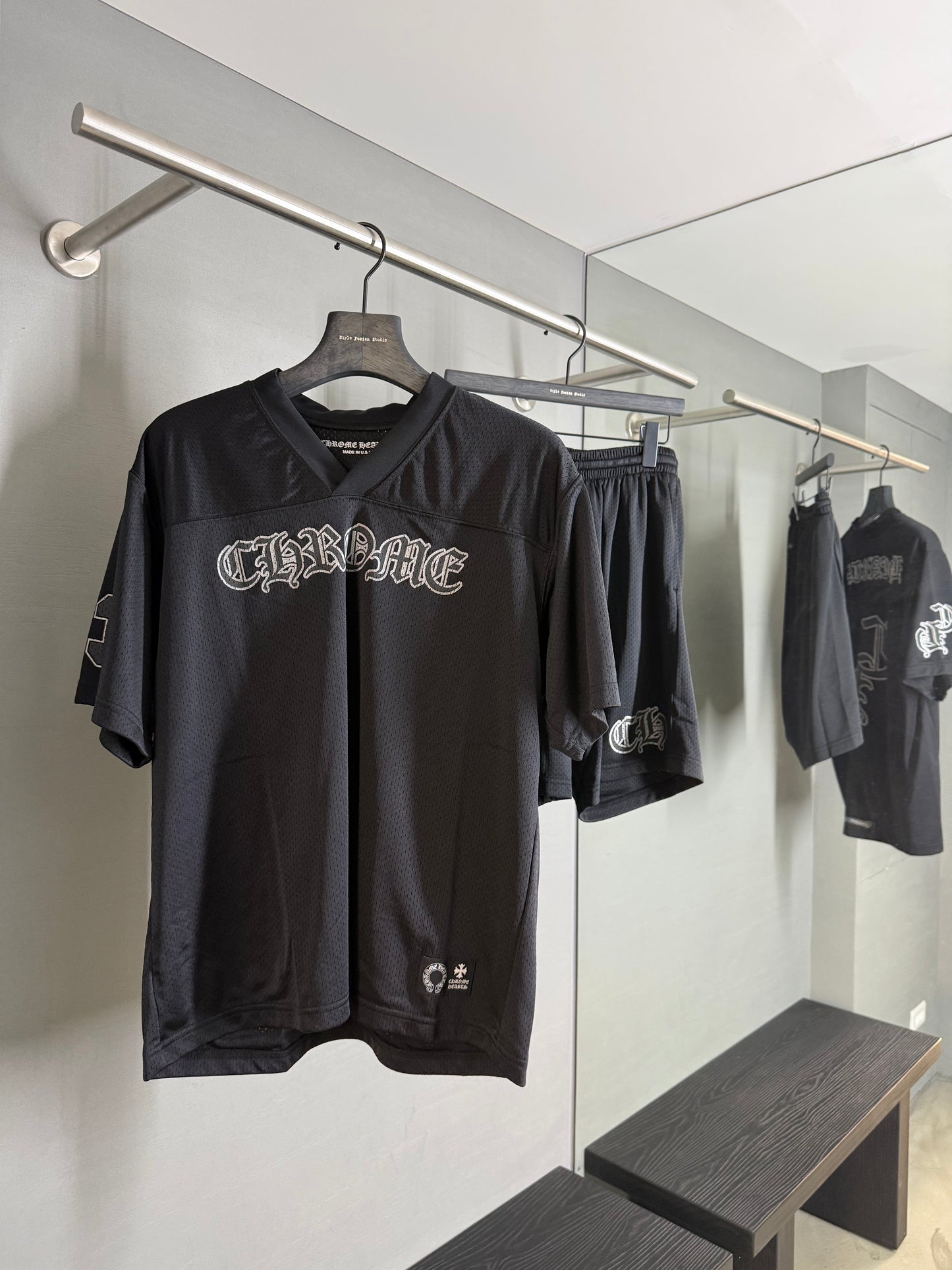 Chrome Hearts mesh jersey