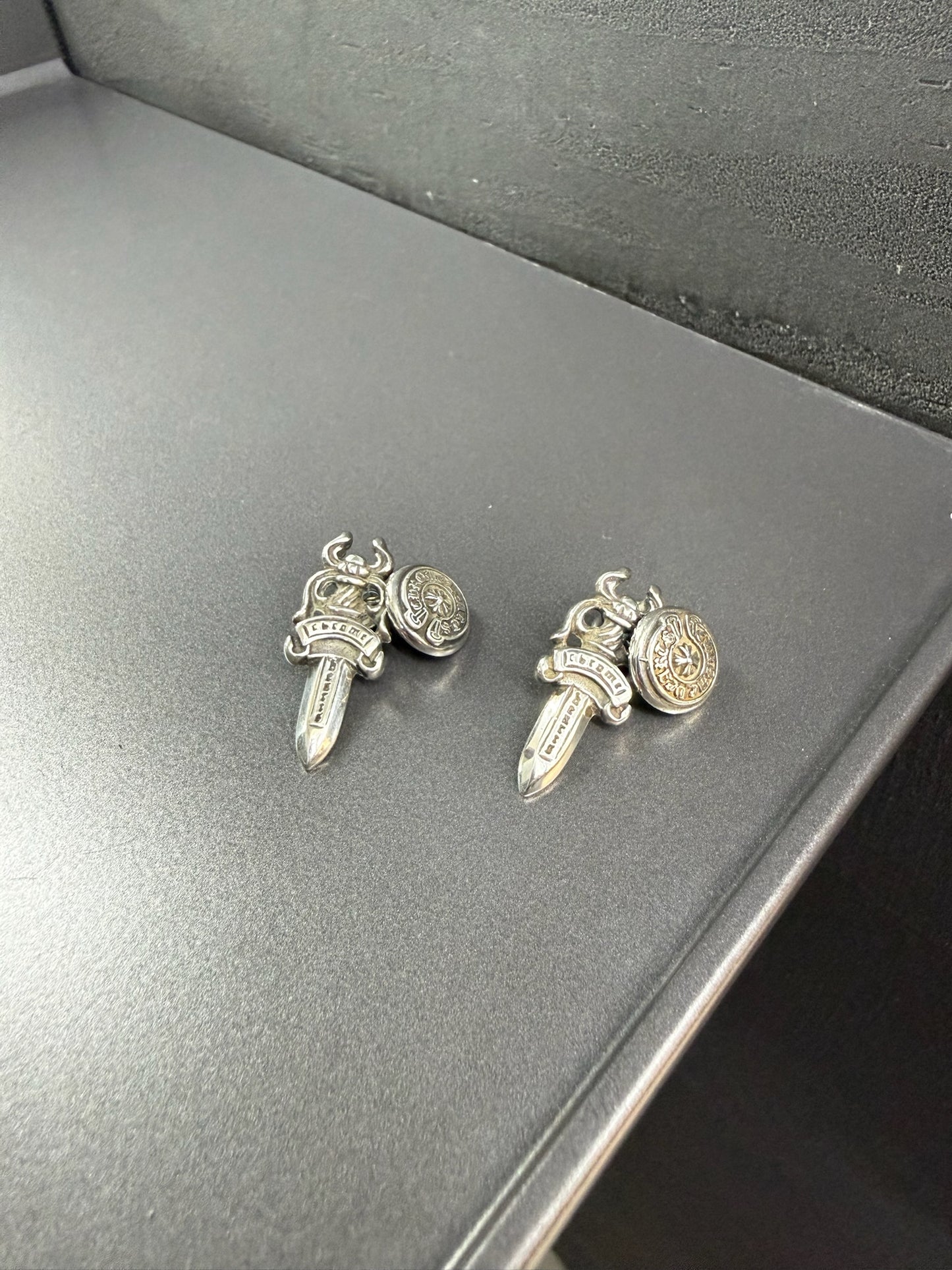 Chrome Hearts Dagger and Horseshoe Cufflinks