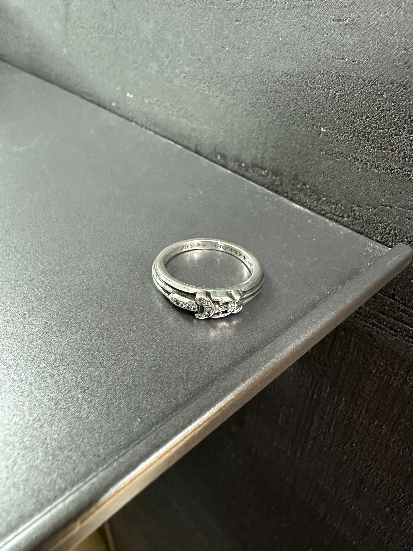 Chrome Hearts Floral Ring with Diamonds