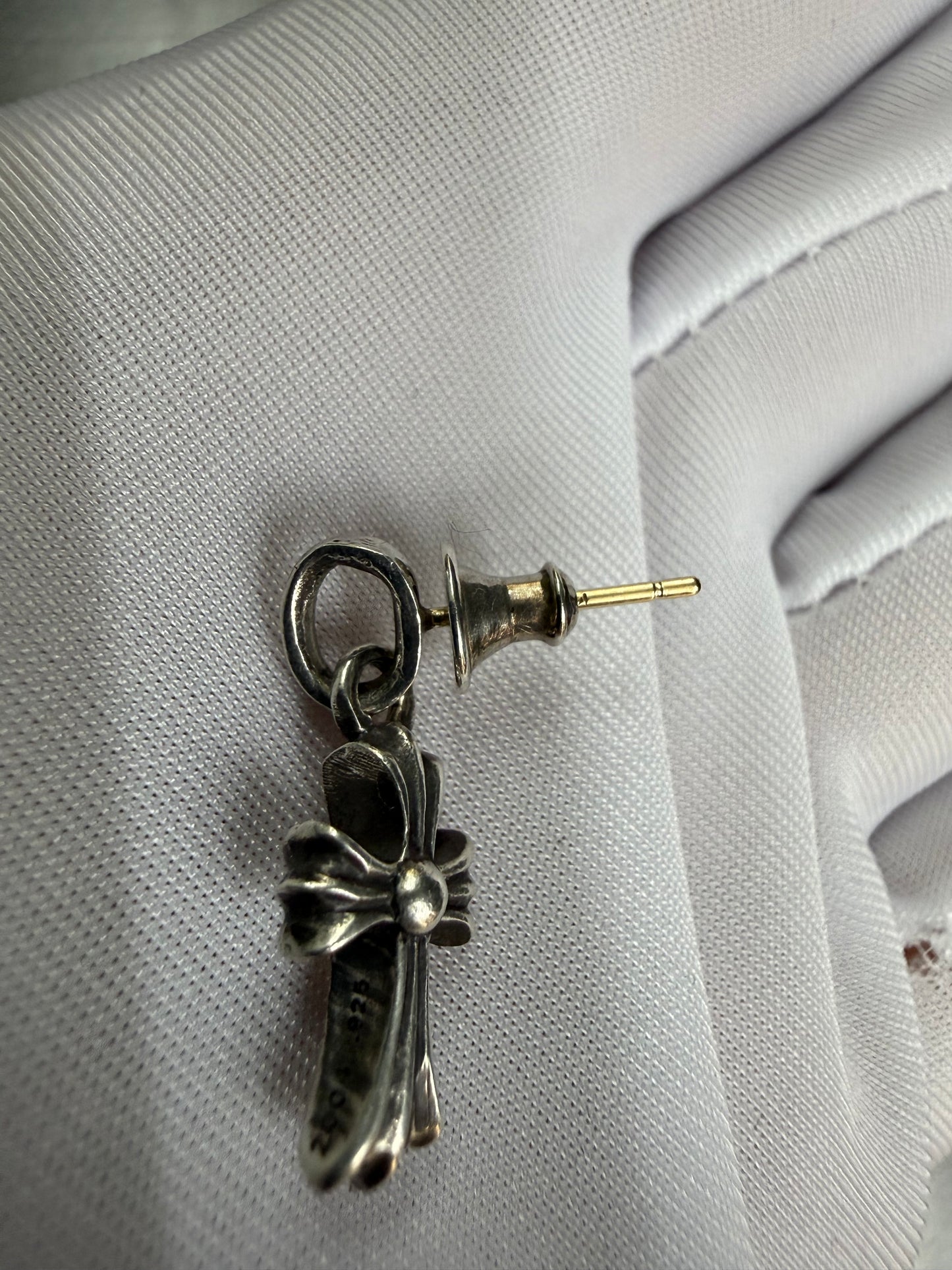 Chrome Hearts Baby Fat Pave Earring